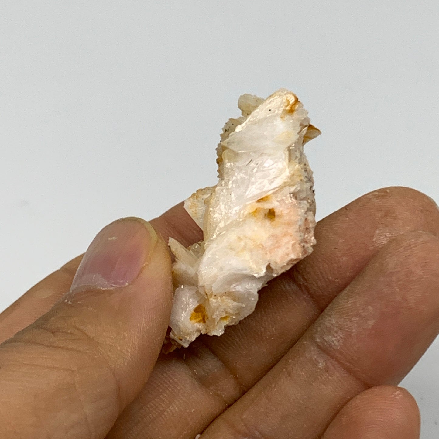 33.7g, 1.7"x1.2"x0.7", Natural Golden Barite Mineral Specimen @Morocco, B33593