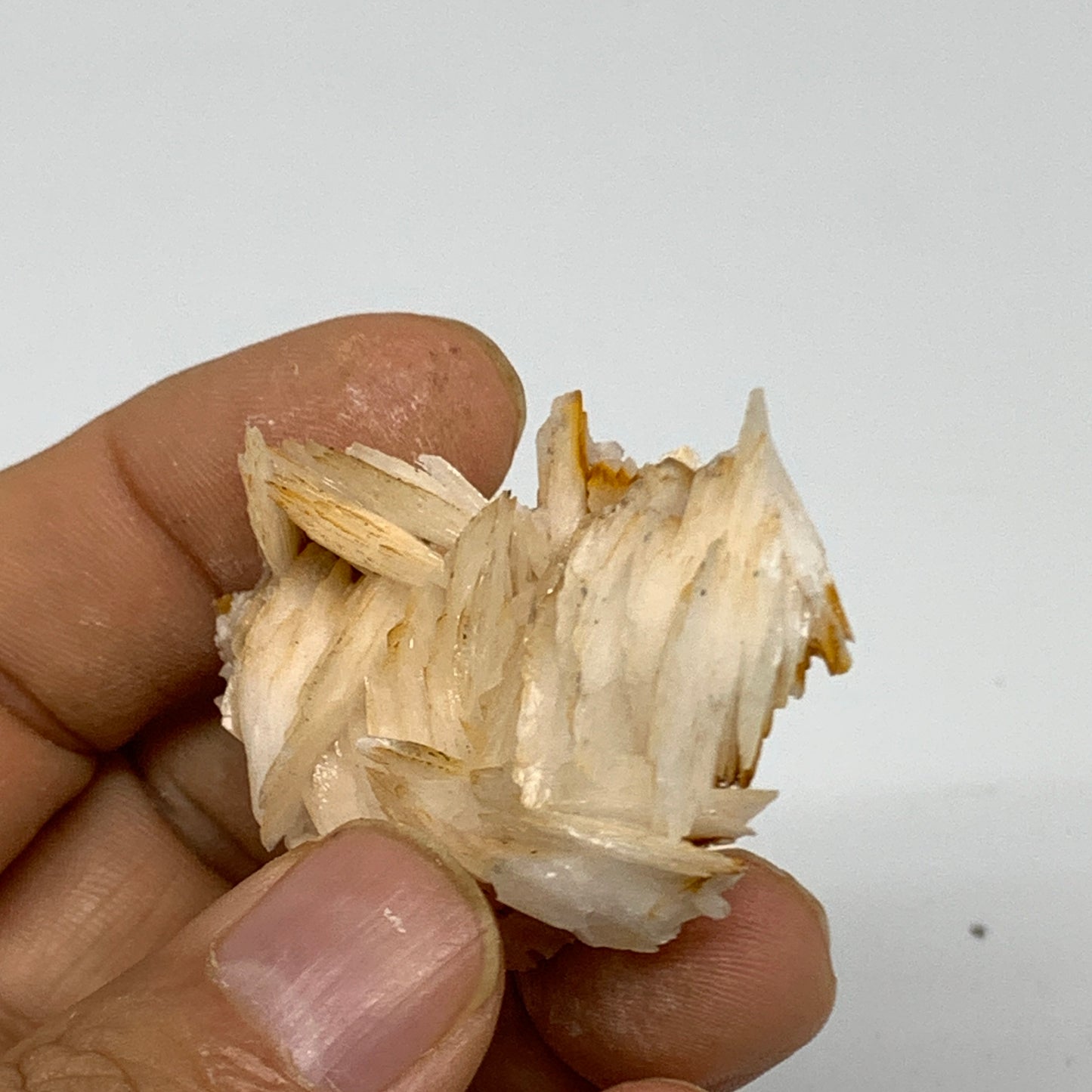 33.7g, 1.7"x1.2"x0.7", Natural Golden Barite Mineral Specimen @Morocco, B33593