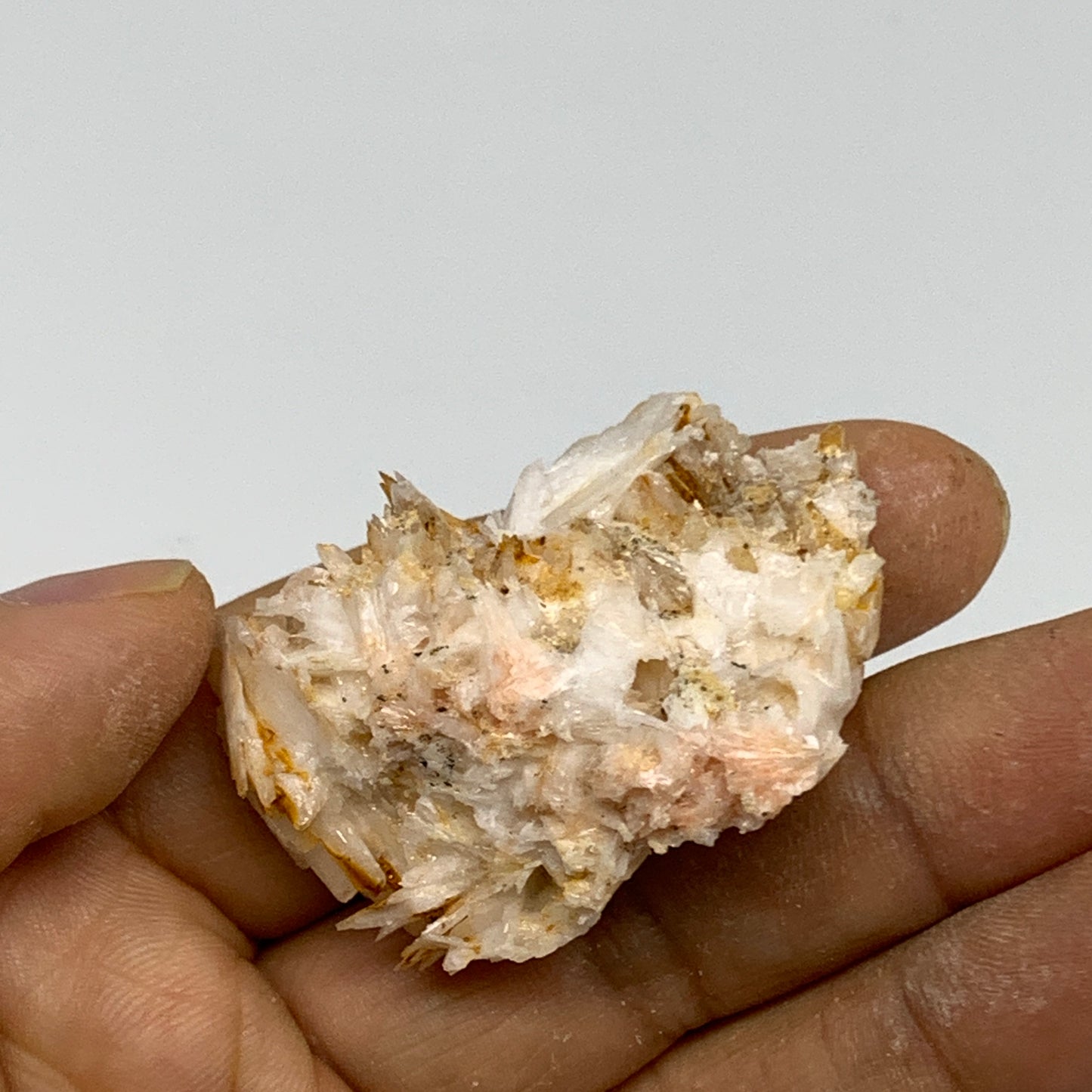 33.7g, 1.7"x1.2"x0.7", Natural Golden Barite Mineral Specimen @Morocco, B33593