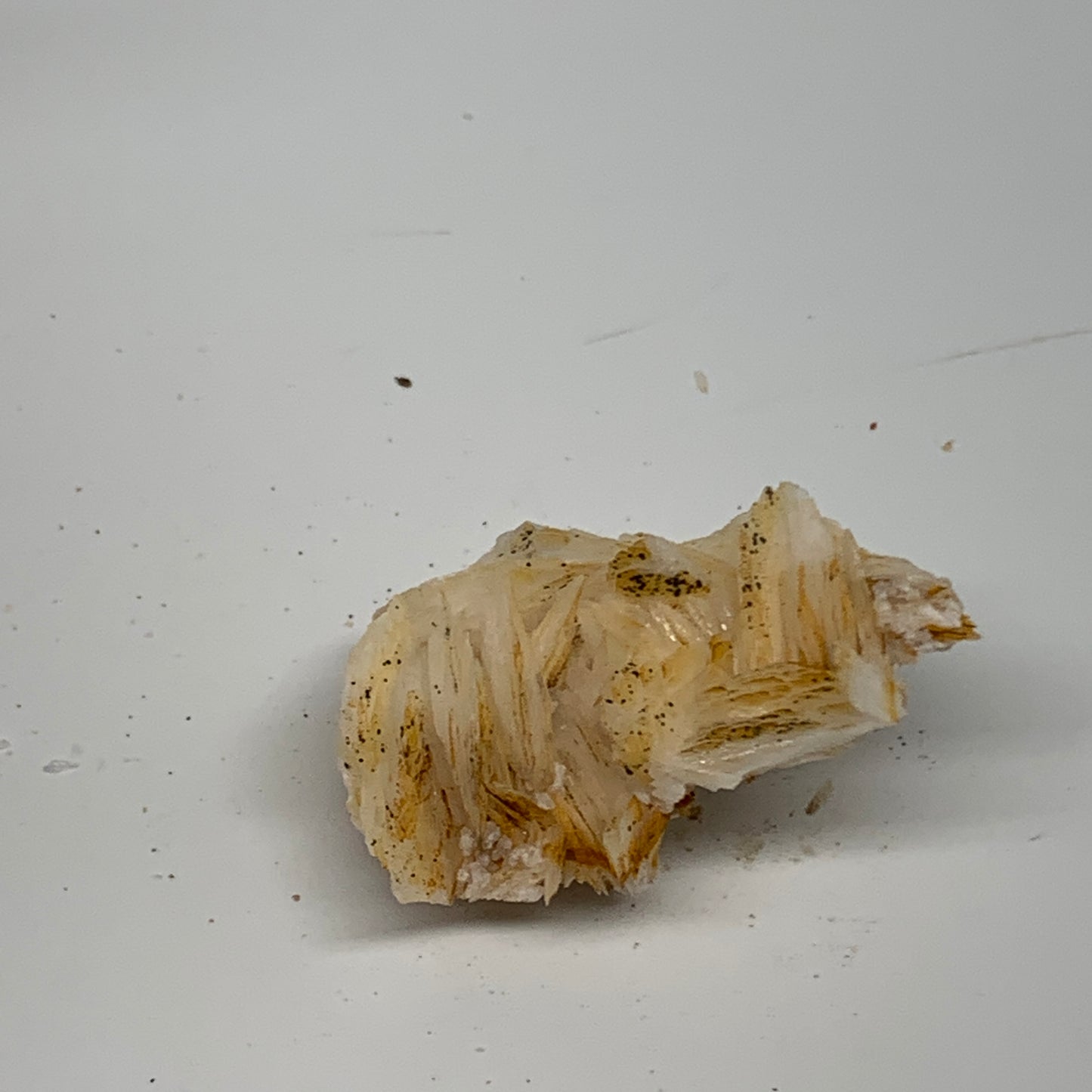 33.7g, 1.7"x1.2"x0.7", Natural Golden Barite Mineral Specimen @Morocco, B33593