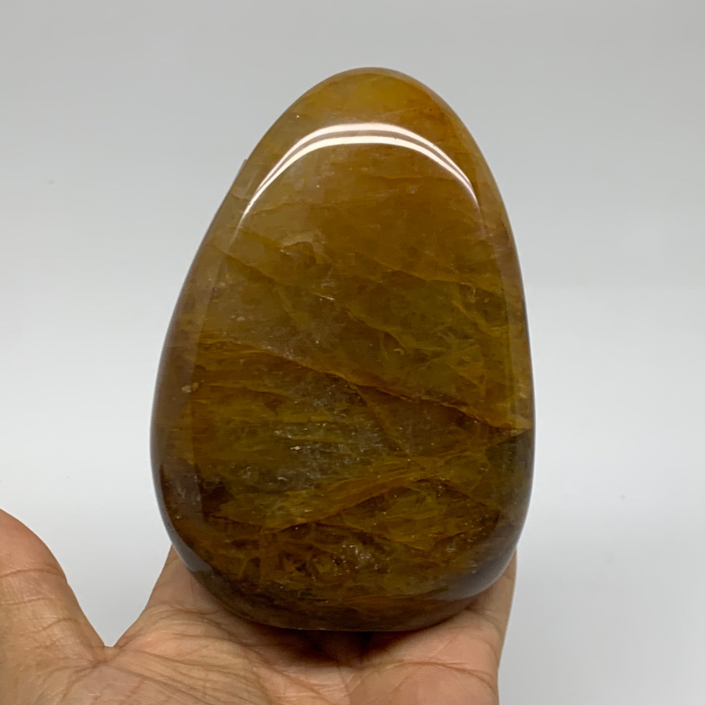 1.46 lbs, 4.5"x3.2"x2" Red Hematoid Quartz Freeform Crystal Fire Quartz, B38088