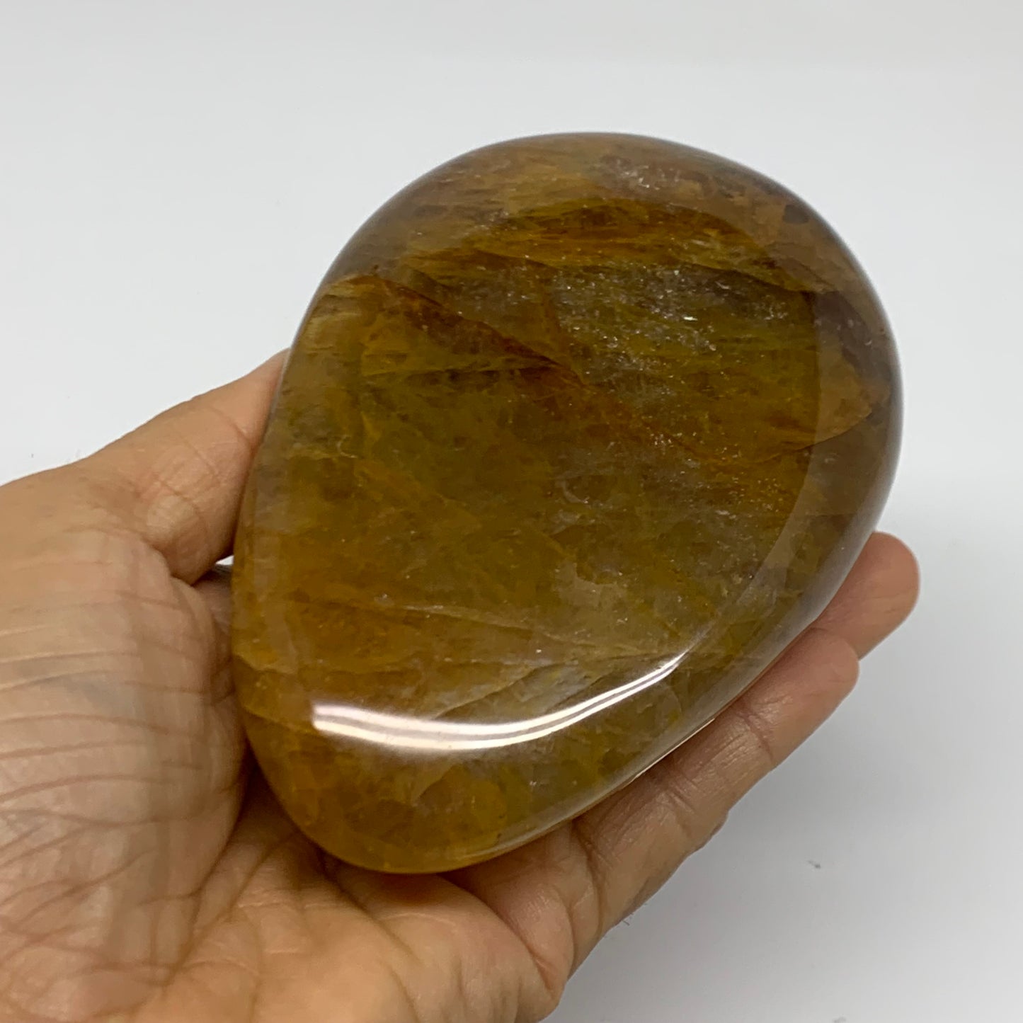 1.46 lbs, 4.5"x3.2"x2" Red Hematoid Quartz Freeform Crystal Fire Quartz, B38088