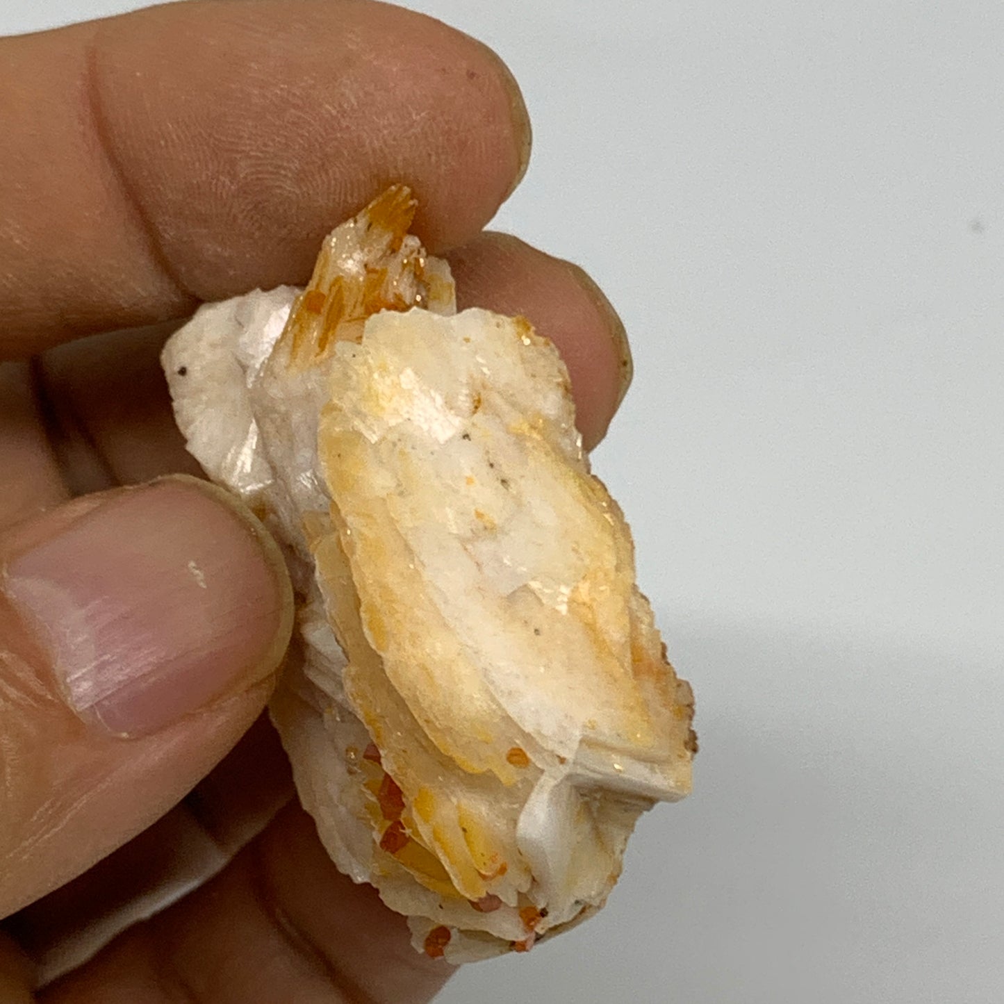 47.3g, 1.6"x1.4"x0.7", Natural Golden Barite Mineral Specimen @Morocco, B33595