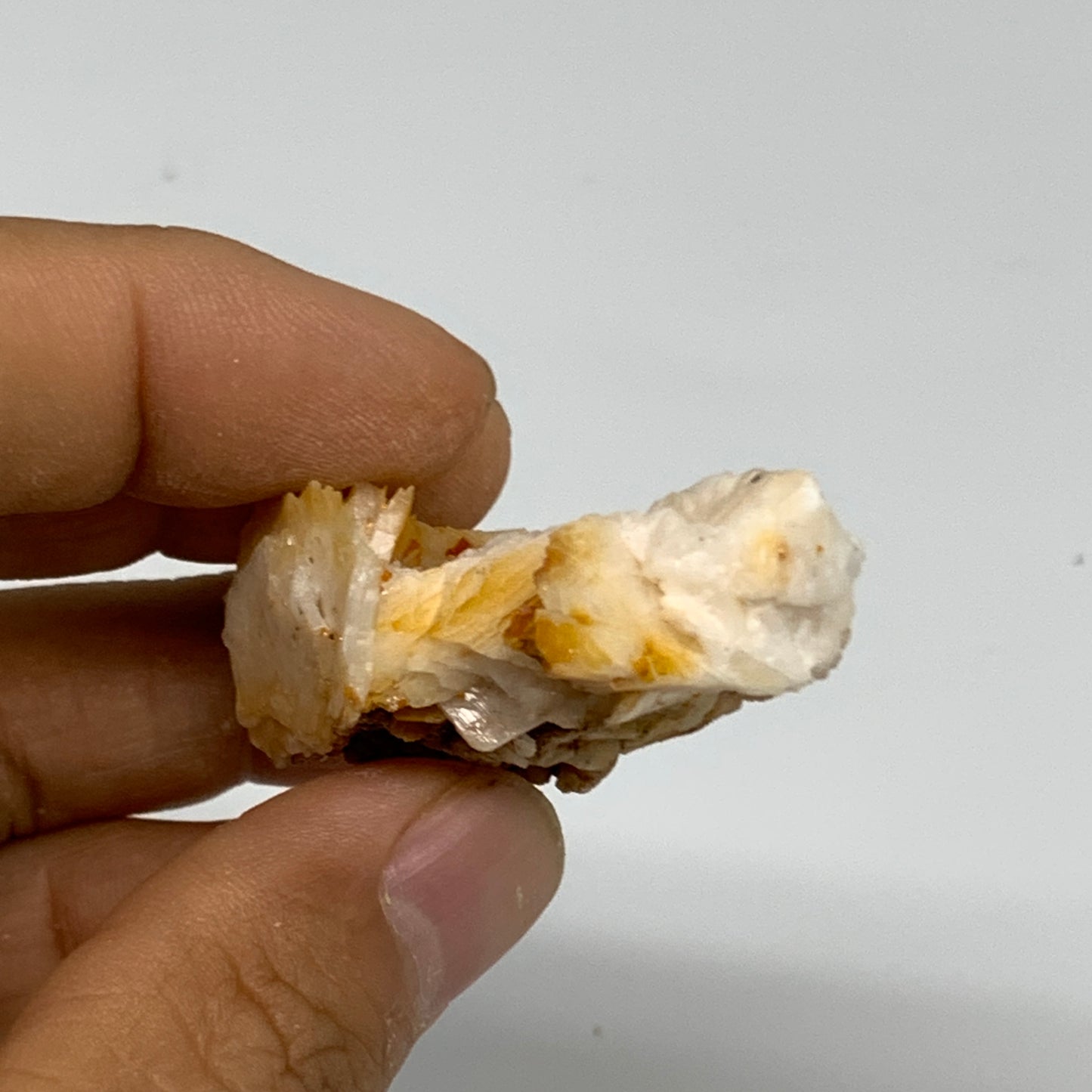 47.3g, 1.6"x1.4"x0.7", Natural Golden Barite Mineral Specimen @Morocco, B33595