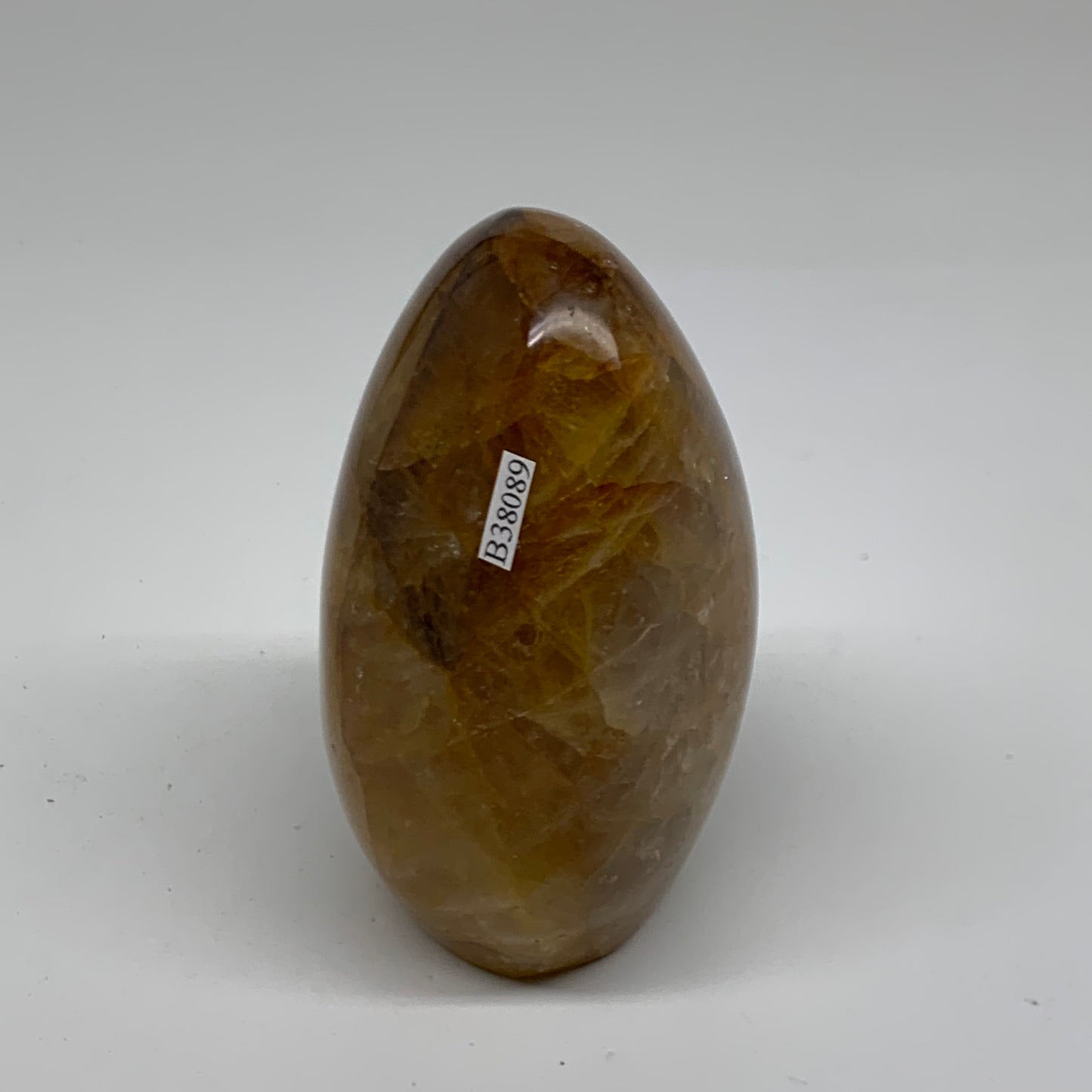 1.42 lbs, 4.1"x2.9"x2.3" Red Hematoid Quartz Freeform Crystal Fire Quartz, B3808