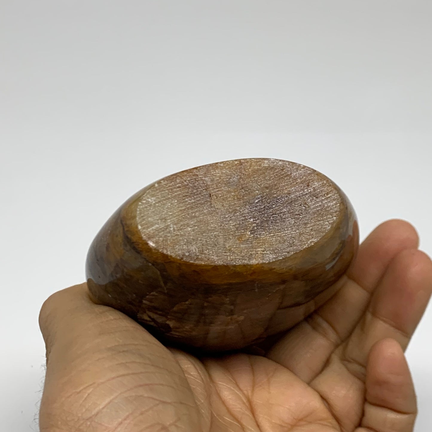 1.26 lbs, 4.6"x3.1"x1.8" Red Hematoid Quartz Freeform Crystal Fire Quartz, B3809