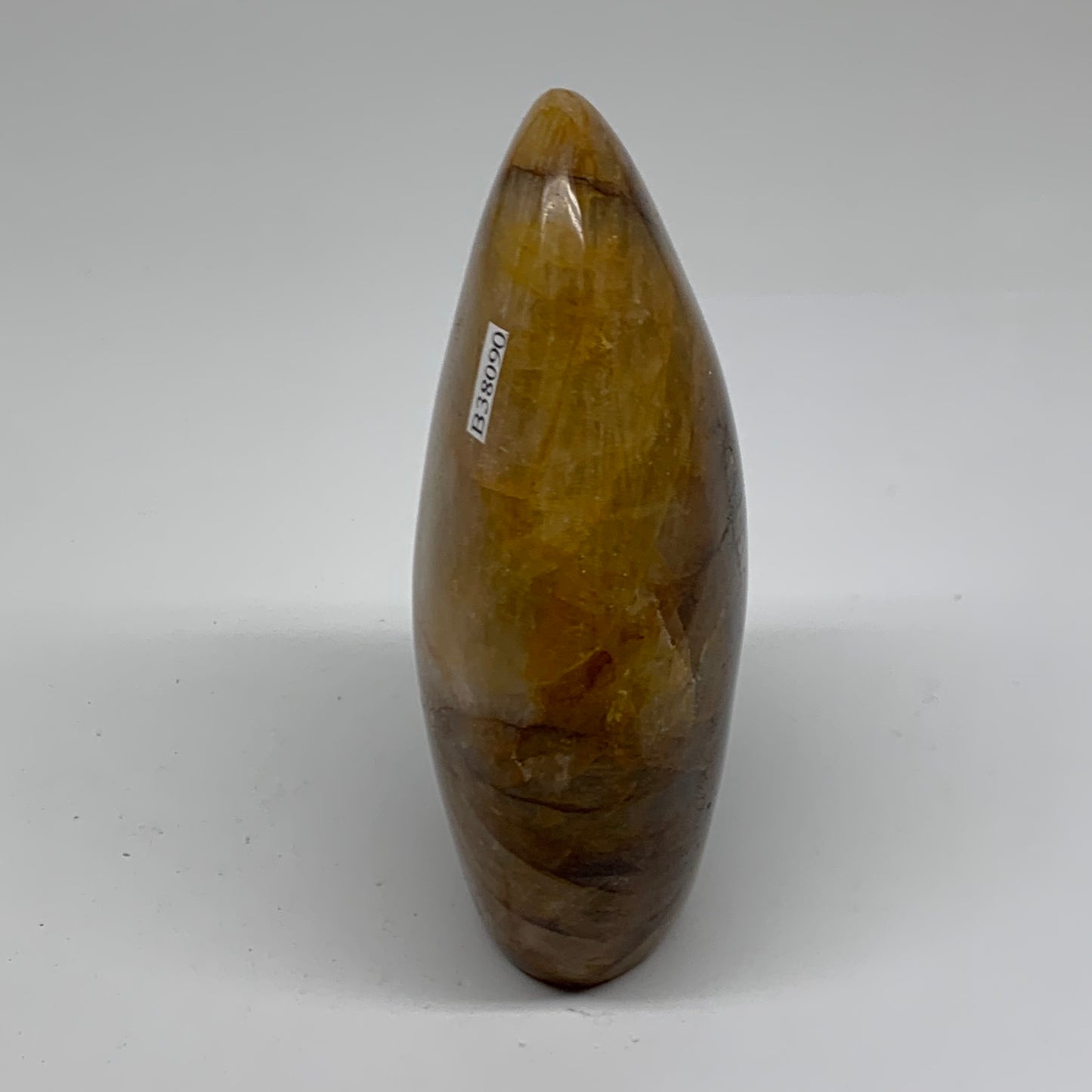 1.26 lbs, 4.6"x3.1"x1.8" Red Hematoid Quartz Freeform Crystal Fire Quartz, B3809