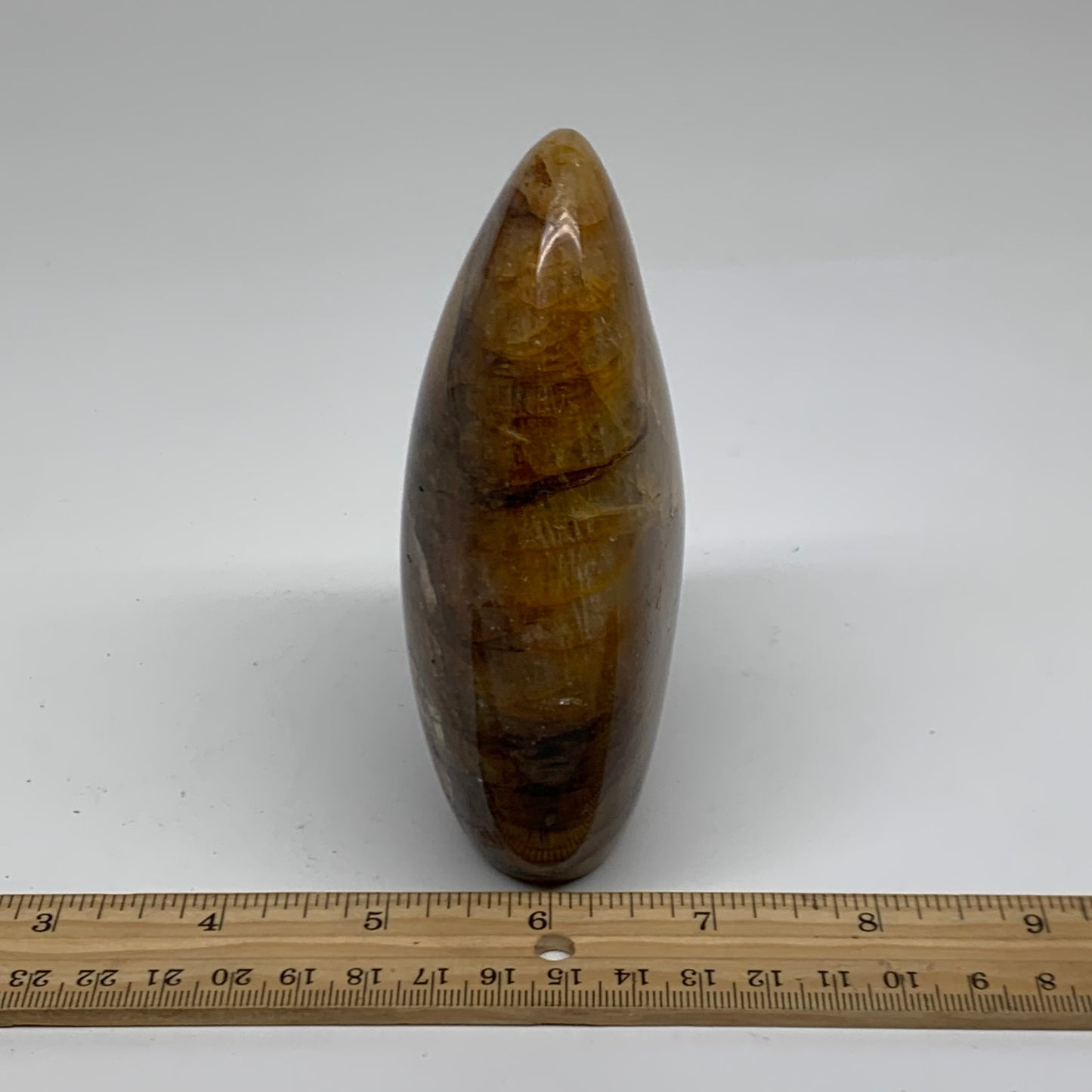 1.26 lbs, 4.6"x3.1"x1.8" Red Hematoid Quartz Freeform Crystal Fire Quartz, B3809