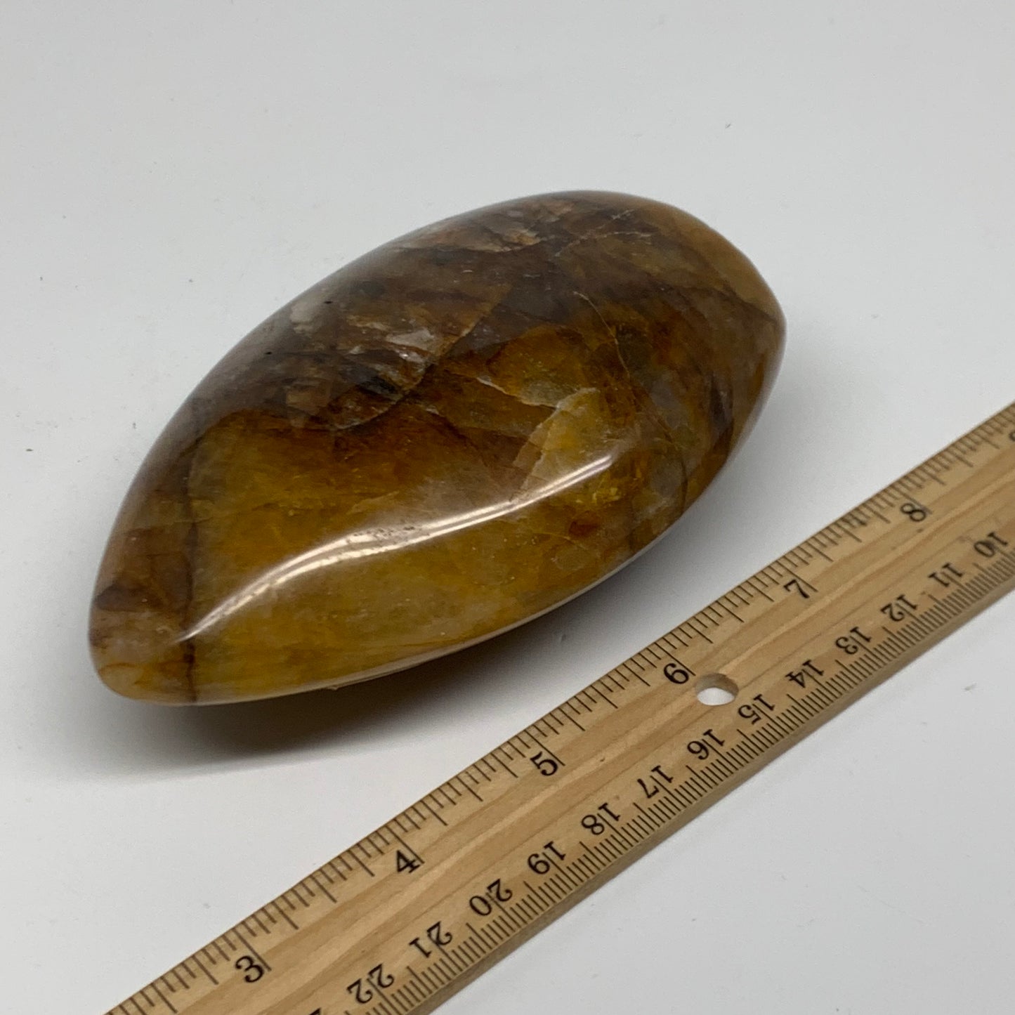 1.26 lbs, 4.6"x3.1"x1.8" Red Hematoid Quartz Freeform Crystal Fire Quartz, B3809