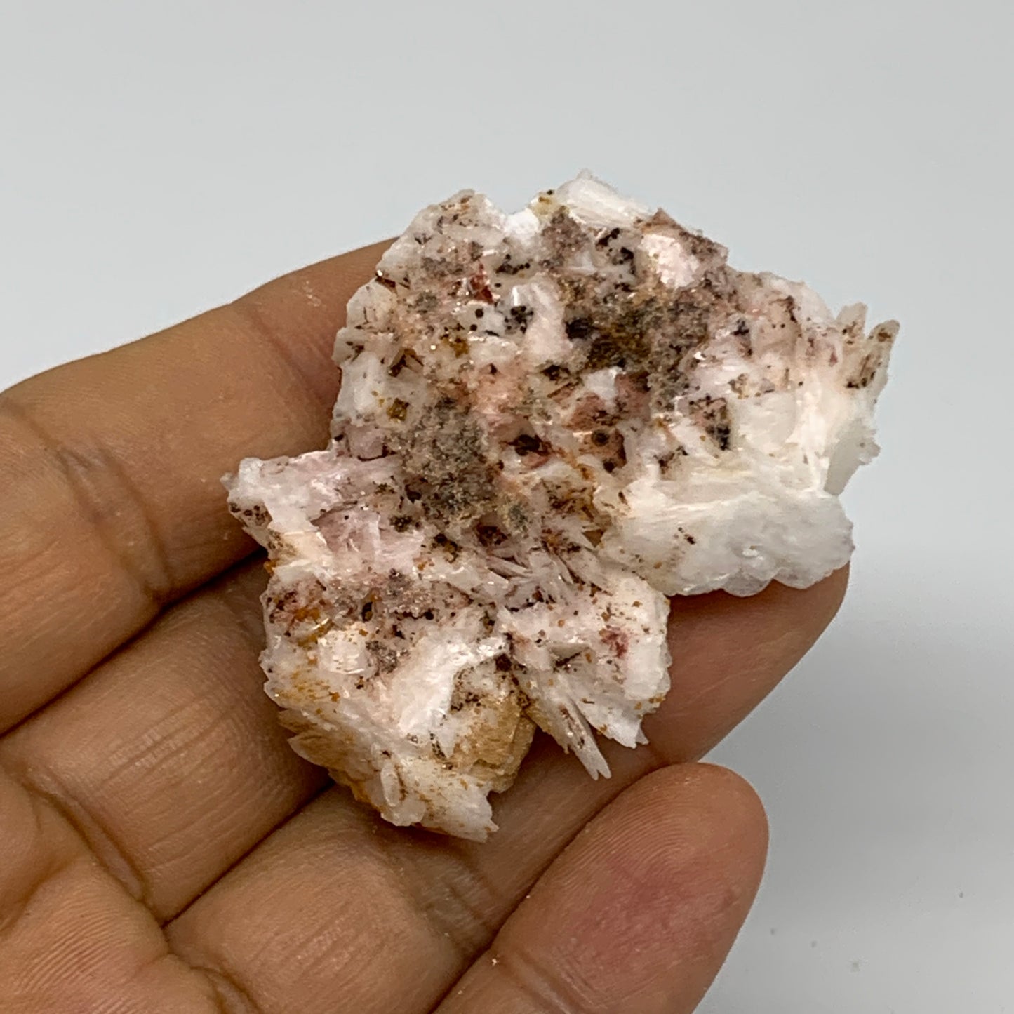 50.5g, 1.9"x1.5x0.6", Natural Golden Barite Mineral Specimen @Morocco, B33600
