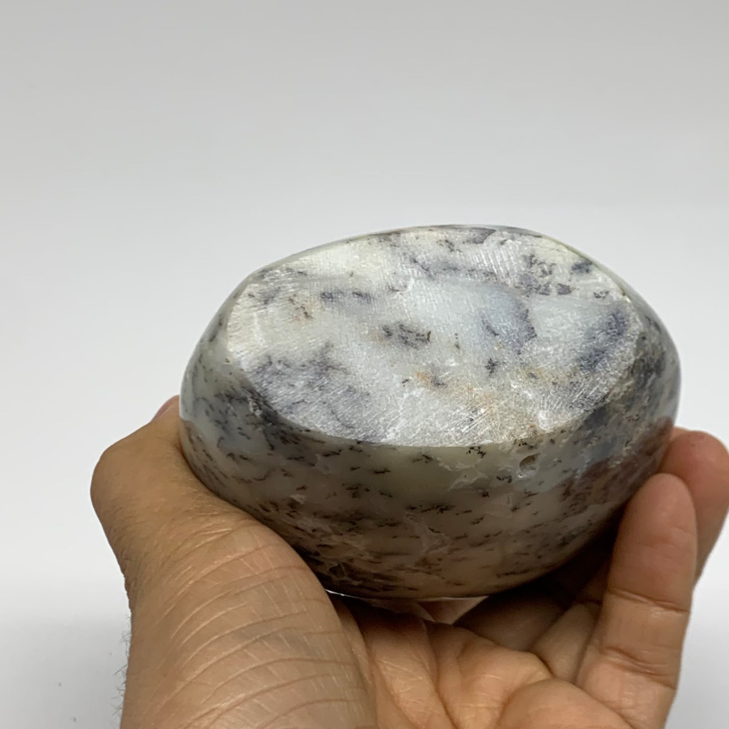 1.16 lbs, 3.8"x3.4"x2.2", Dendrite Opal Freeform Reiki Energy Crystal, B38093