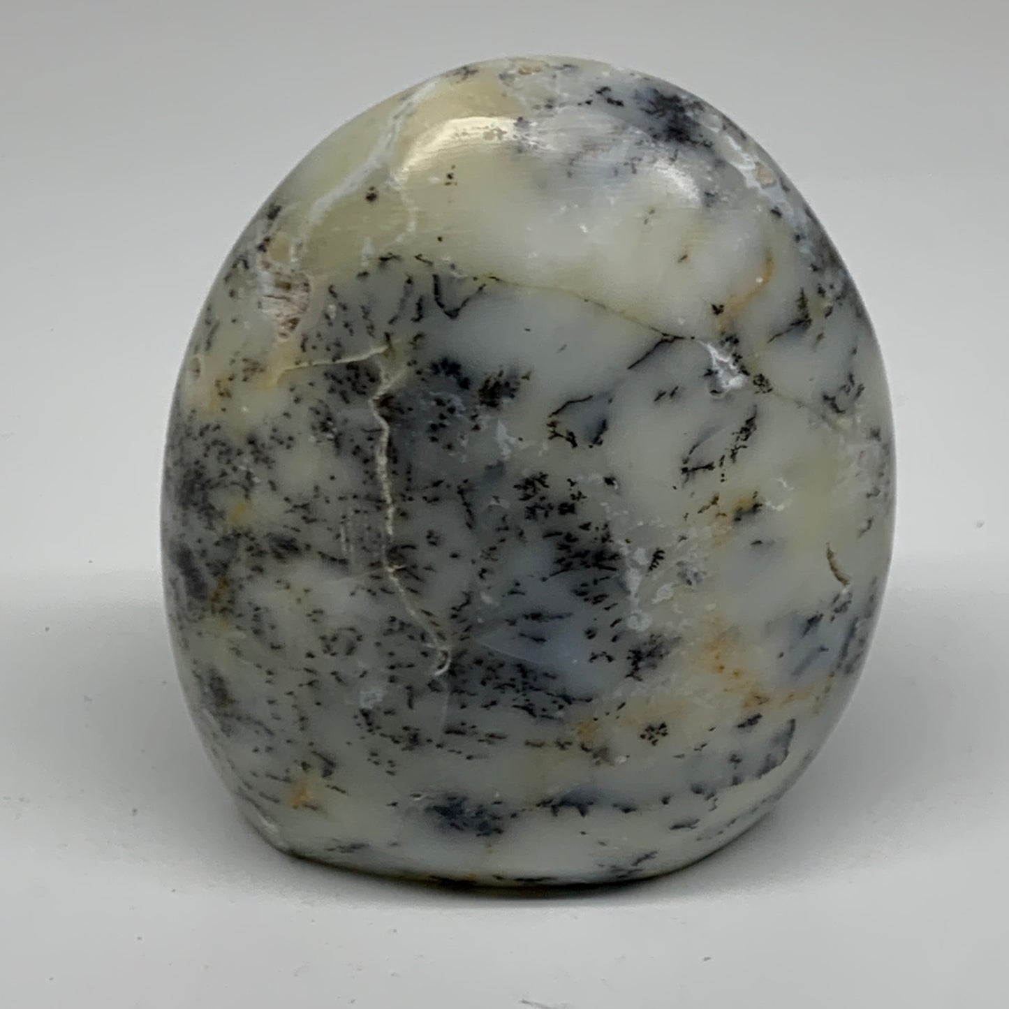 1.16 lbs, 3.8"x3.4"x2.2", Dendrite Opal Freeform Reiki Energy Crystal, B38093