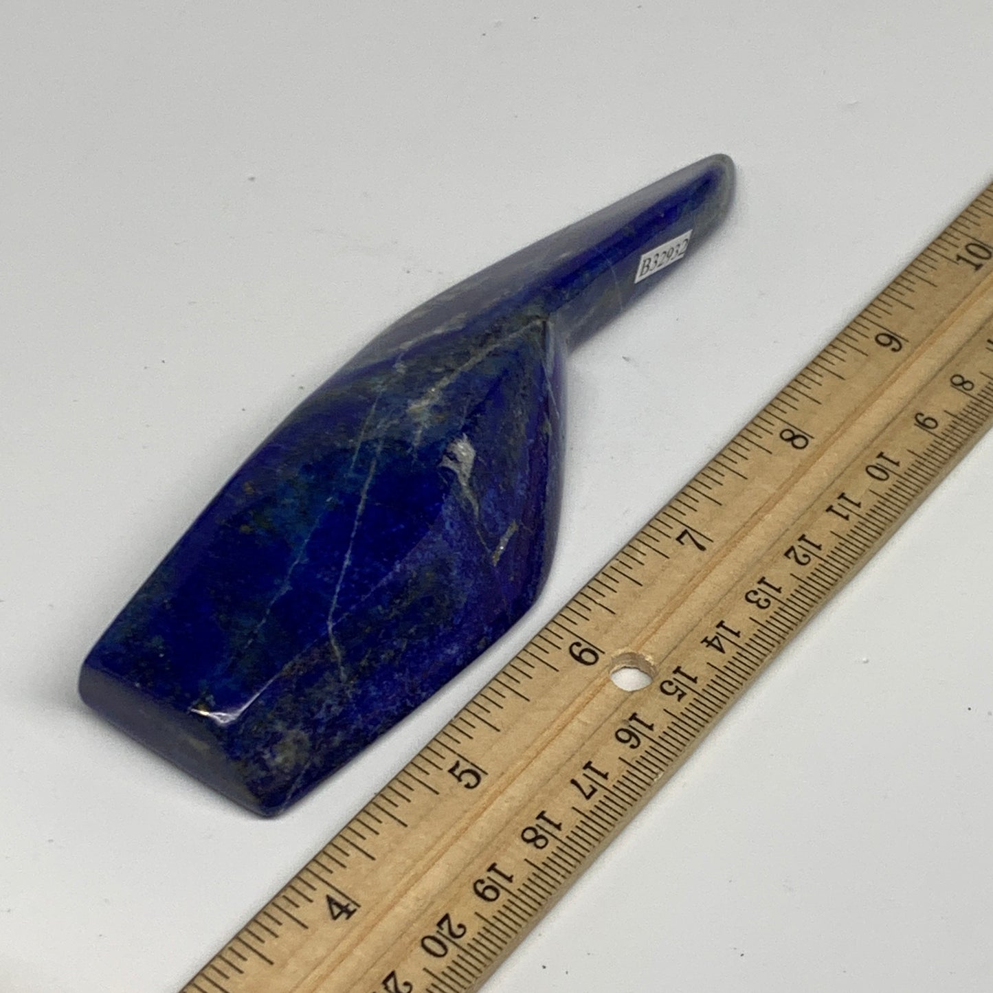 157.6g, 5.7"x1.7"x0.8", Natural Freeform Lapis Lazuli from Afghanistan, B32932
