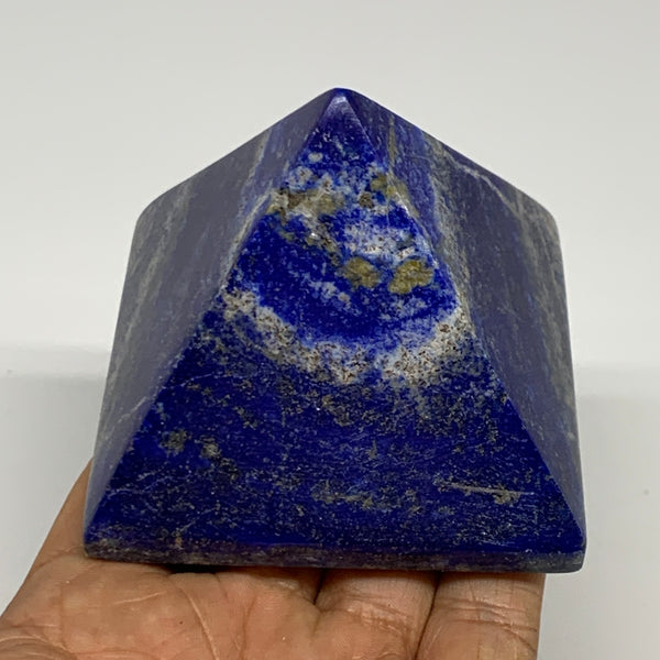 354.2g, 2.1"x2.8"x2.7", Lapis Lazuli Pyramid Crystal Gemstone @Afghanistan,B2779