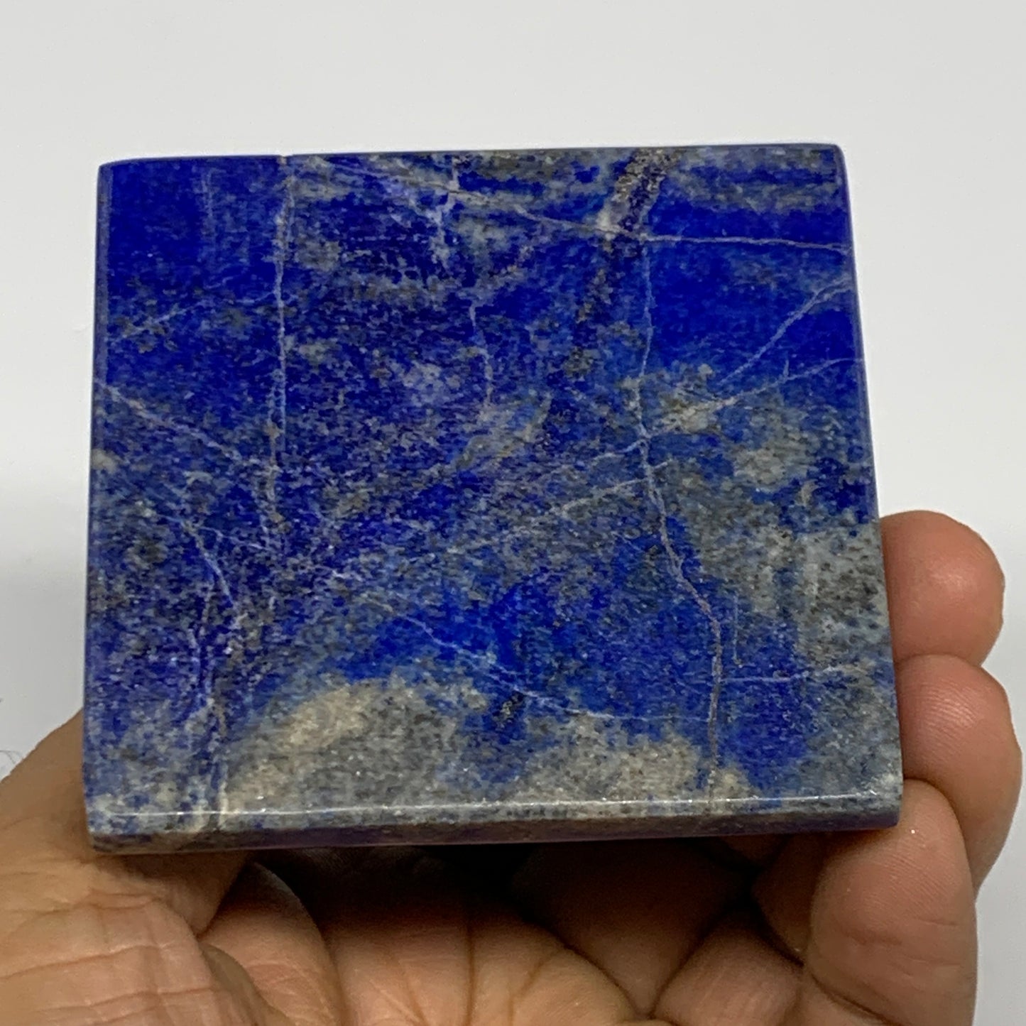 319.6g, 2.3"x2.6"x2.5", Lapis Lazuli Pyramid Crystal Gemstone @Afghanistan,B2779