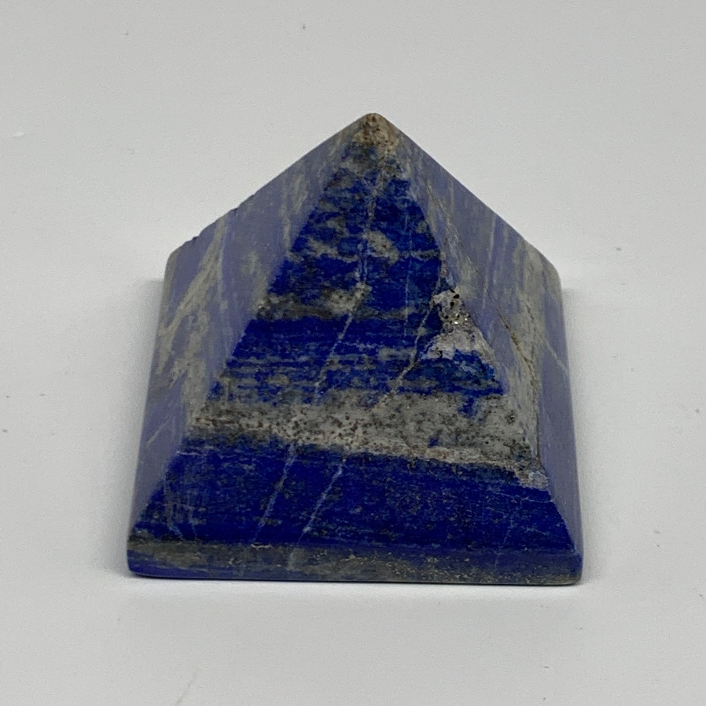 319.6g, 2.3"x2.6"x2.5", Lapis Lazuli Pyramid Crystal Gemstone @Afghanistan,B2779