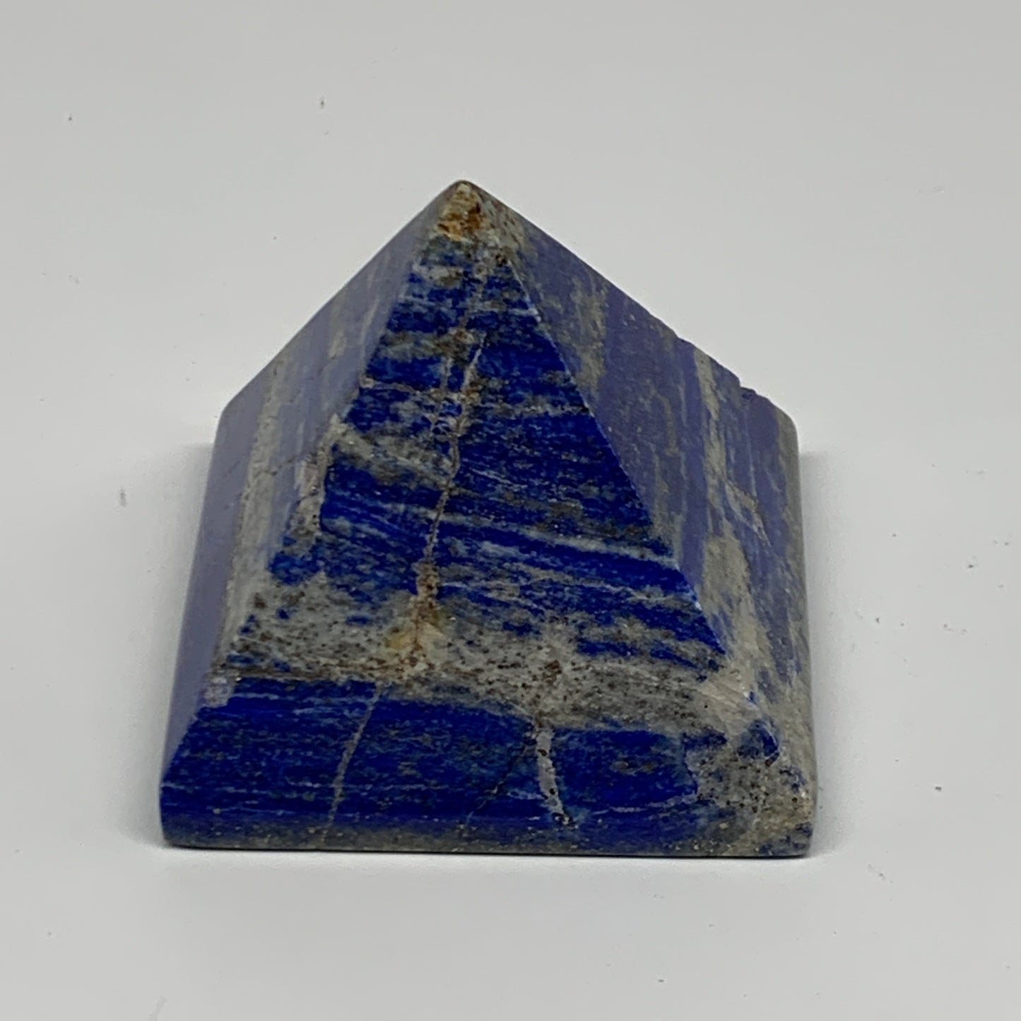 319.6g, 2.3"x2.6"x2.5", Lapis Lazuli Pyramid Crystal Gemstone @Afghanistan,B2779