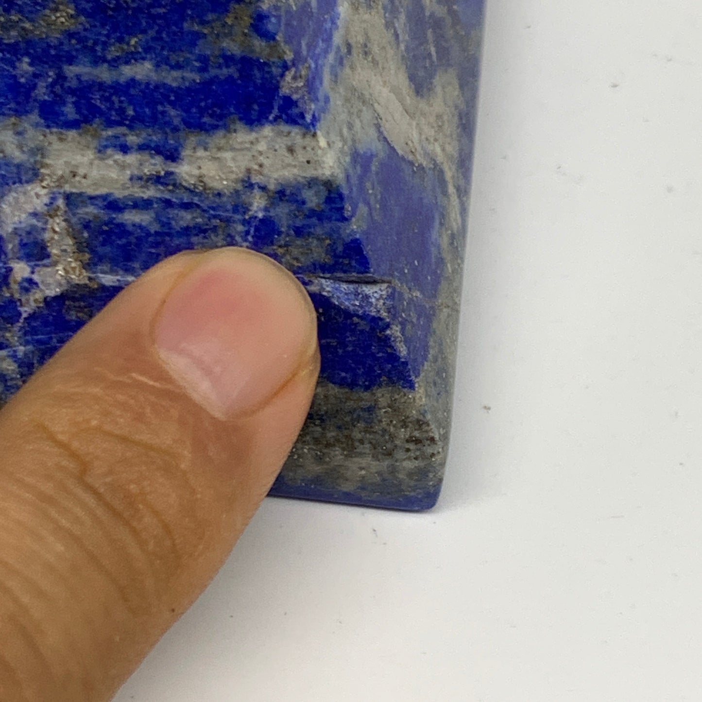 319.6g, 2.3"x2.6"x2.5", Lapis Lazuli Pyramid Crystal Gemstone @Afghanistan,B2779