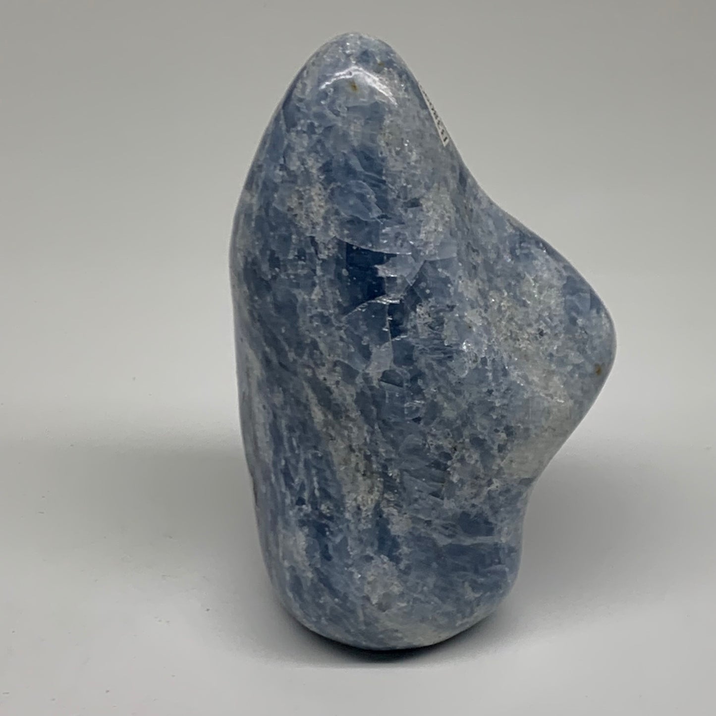 1.84 lbs, 5.3"x3.3"x2.4", Natural Blue Calcite Polished Freeform Stands, B38099