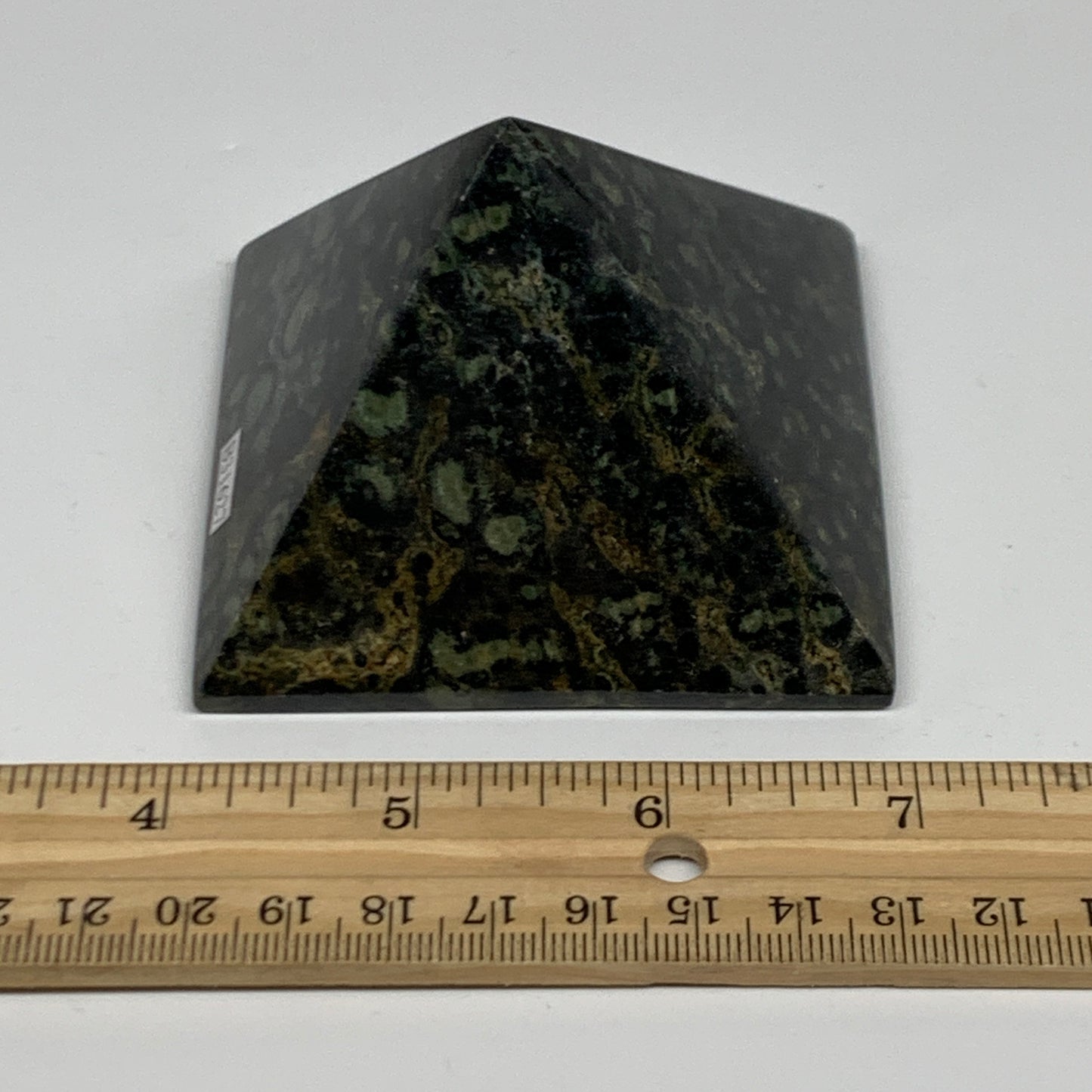 0.69 lbs, 2"x2.9"x3", Kambaba Jasper Pyramid Gemstone Polished, B31627