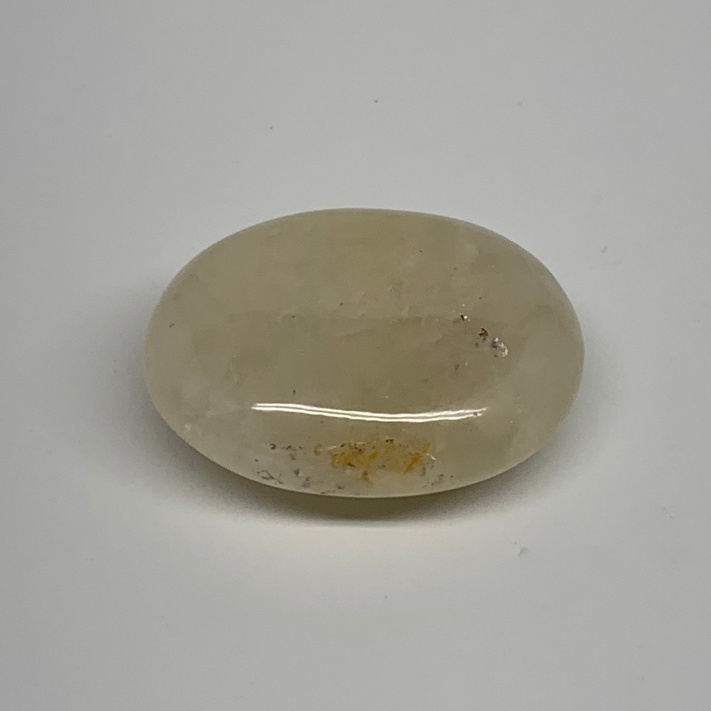 87.1g, 2.2"x1.8"x0.9", Yellow Aventurine Palm-Stone Crystal Stone, B35039