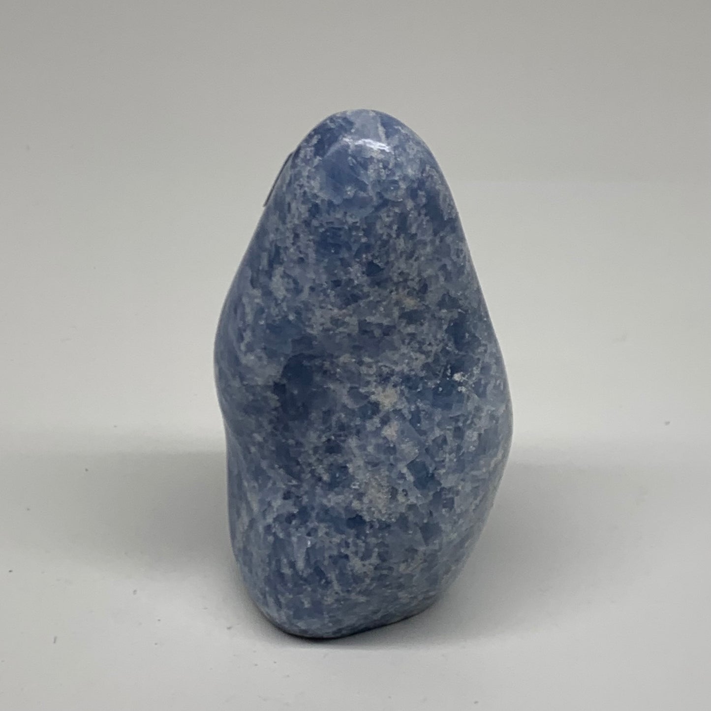 0.94 lbs, 4.2"x2.2"x1.8", Natural Blue Calcite Polished Freeform Stands, B38101