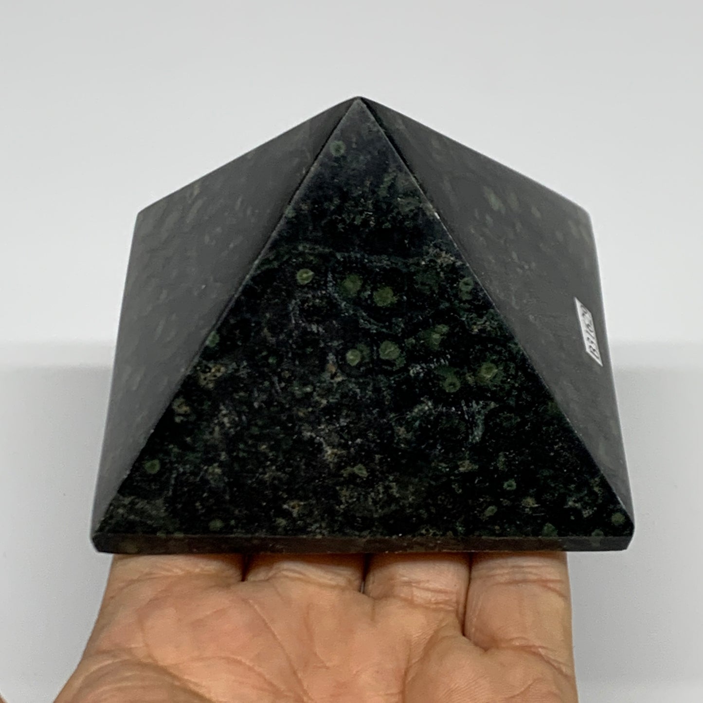 0.98 lbs, 2.4"x3.3"x3.3", Kambaba Jasper Pyramid Gemstone Polished, B31629