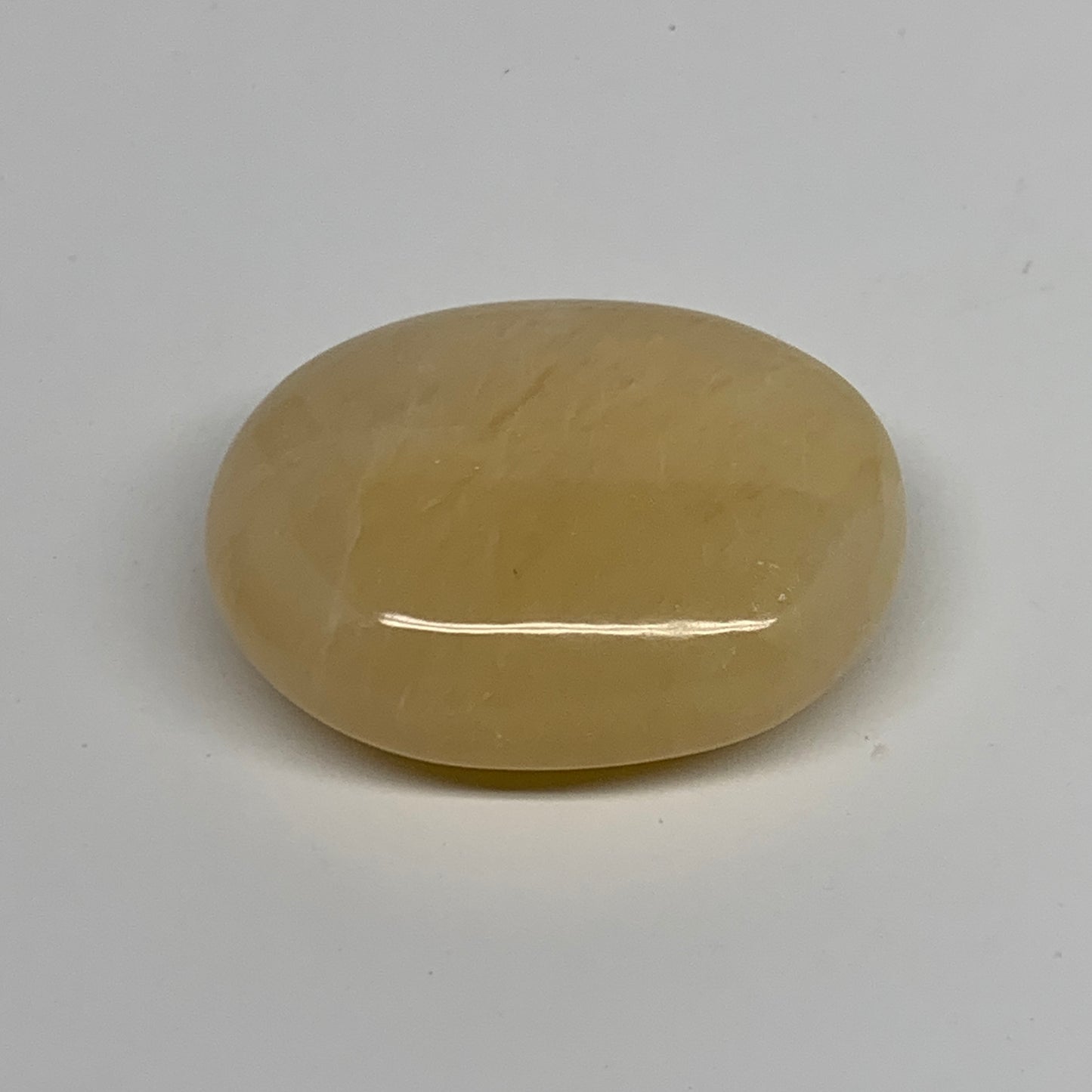 83.4g, 2.2"x1.7"x0.8", Yellow Aventurine Palm-Stone Crystal Stone, B35040