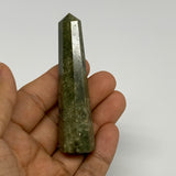 49.5g, 3.1"x0.7",  Natural Vasonite Tower Point Crystal from India, B29315