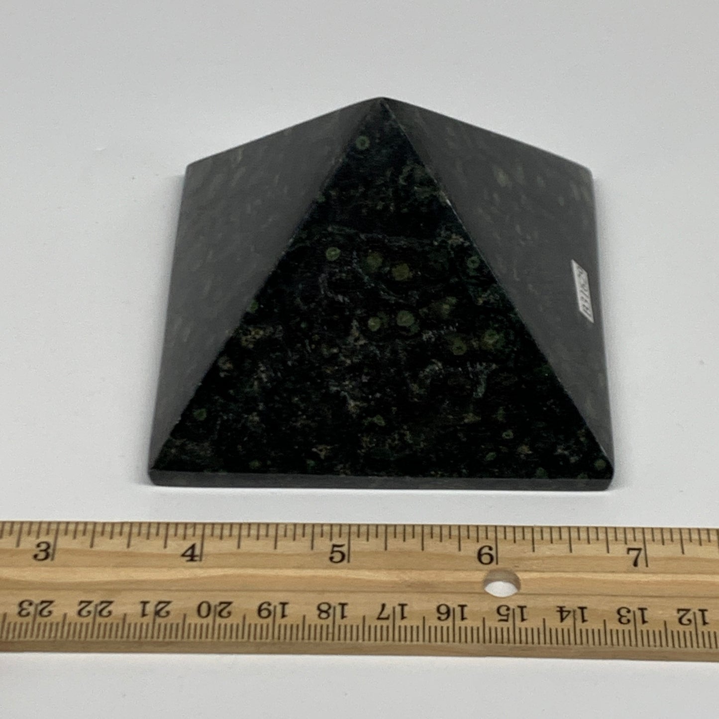 0.98 lbs, 2.4"x3.3"x3.3", Kambaba Jasper Pyramid Gemstone Polished, B31629
