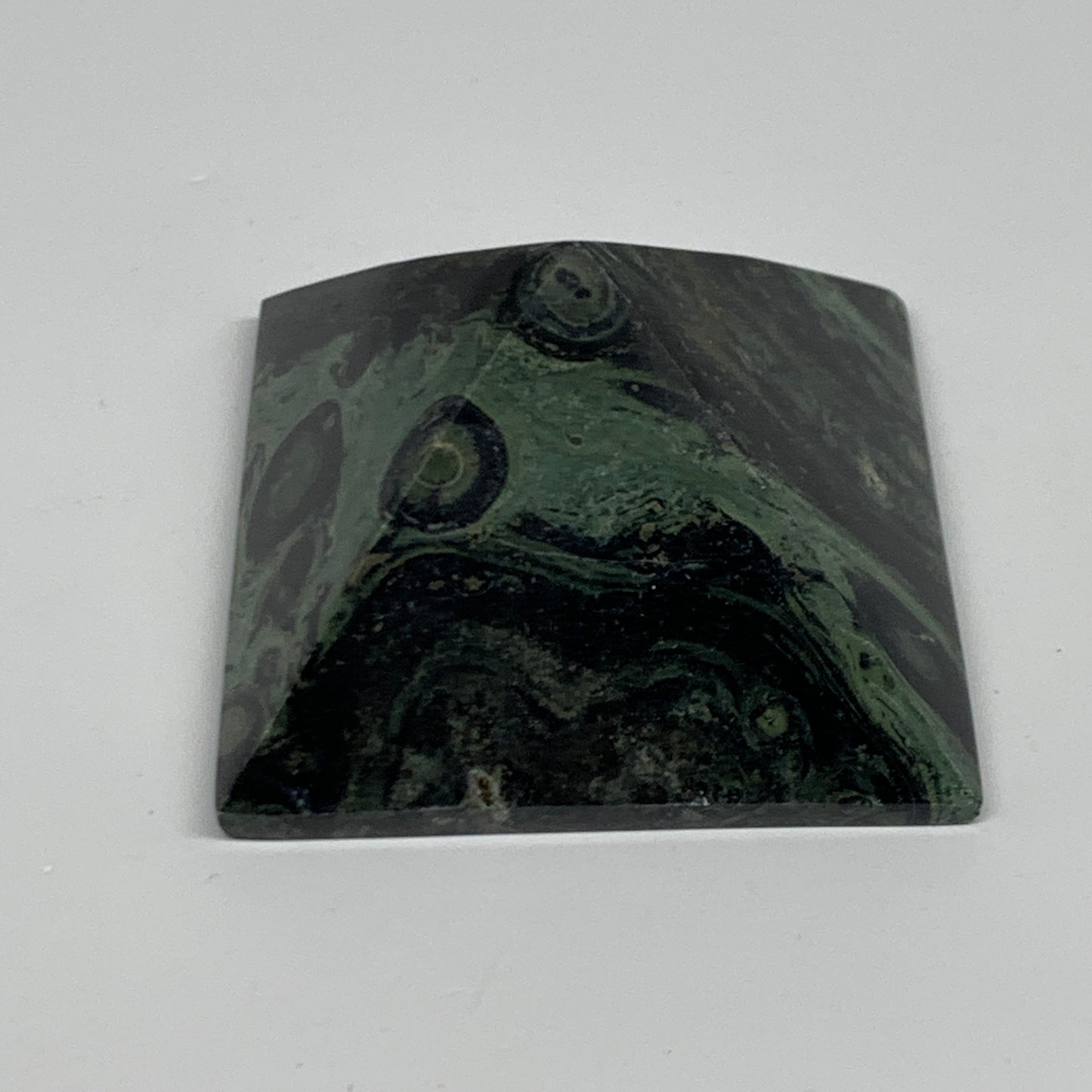 0.78 lbs, 1.9"x3.2"x3", Kambaba Jasper Pyramid Gemstone Polished, B31632