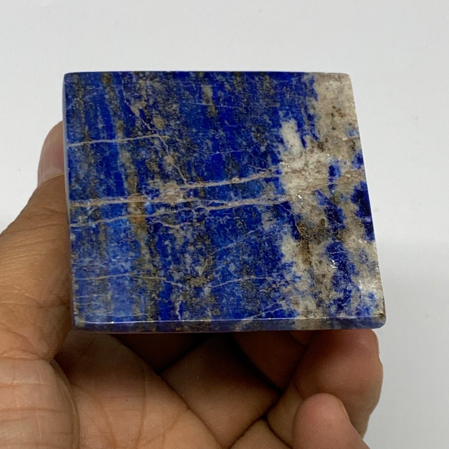 146g, 1.8"x2"x2", Lapis Lazuli Pyramid Crystal Gemstone @Afghanistan, B27801