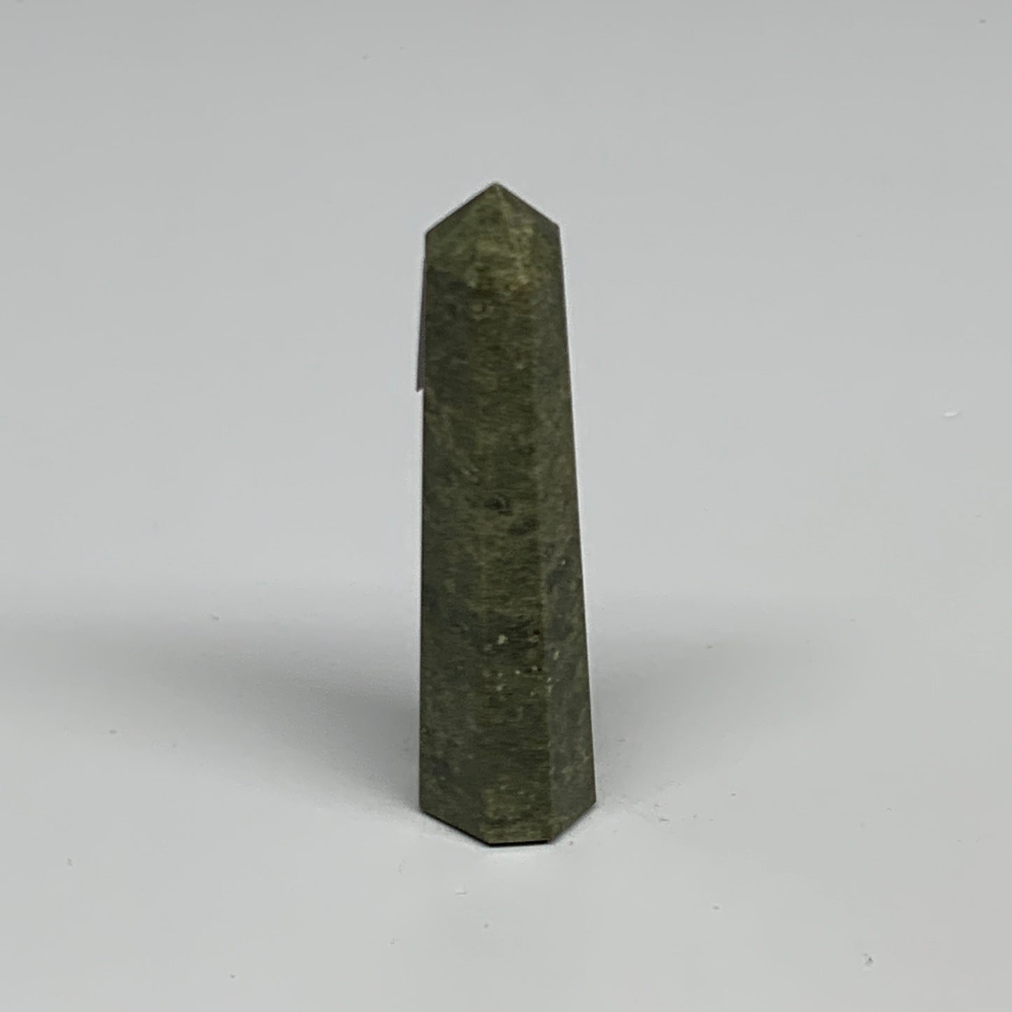 50g, 3"x0.7",  Natural Vasonite Tower Point Crystal from India, B29318