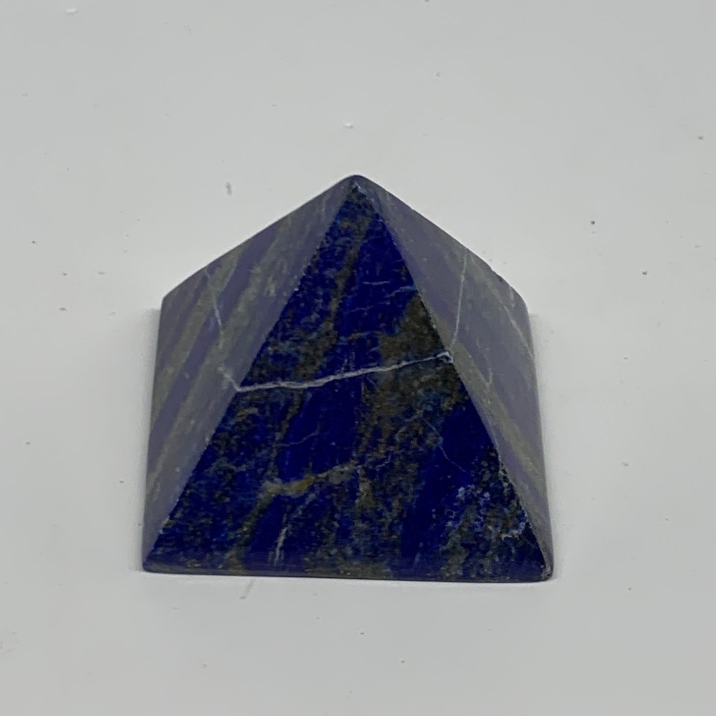 159.8g, 1.8"x2.1"x2.1", Lapis Lazuli Pyramid Crystal Gemstone @Afghanistan, B278