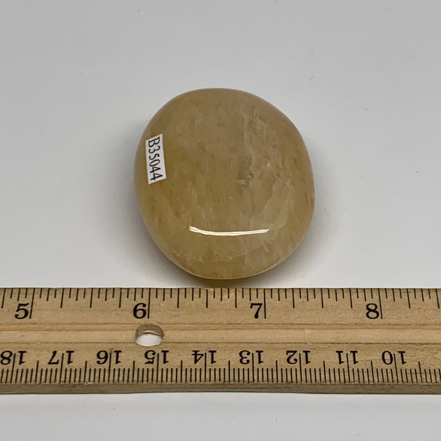 76.2g, 2.2"x1.6"x0.8", Yellow Aventurine Palm-Stone Crystal Stone, B35044