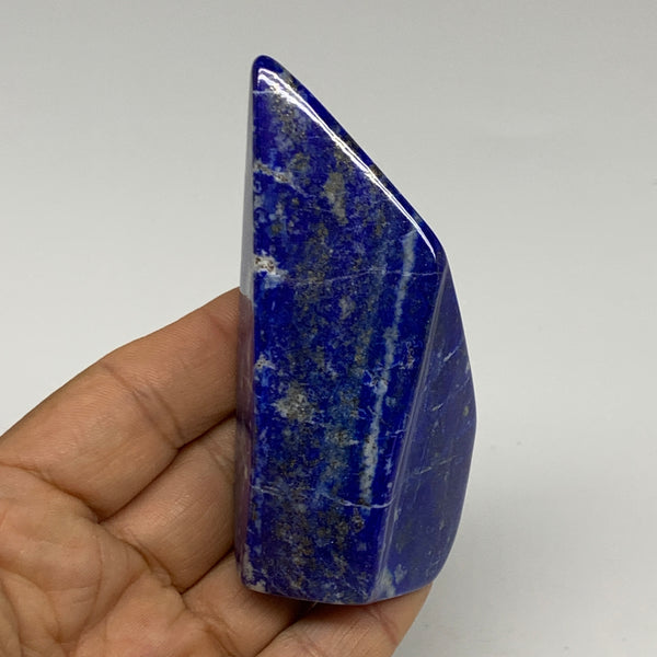 138.6g, 3.4"x1.6"x1", Natural Freeform Lapis Lazuli from Afghanistan, B32942