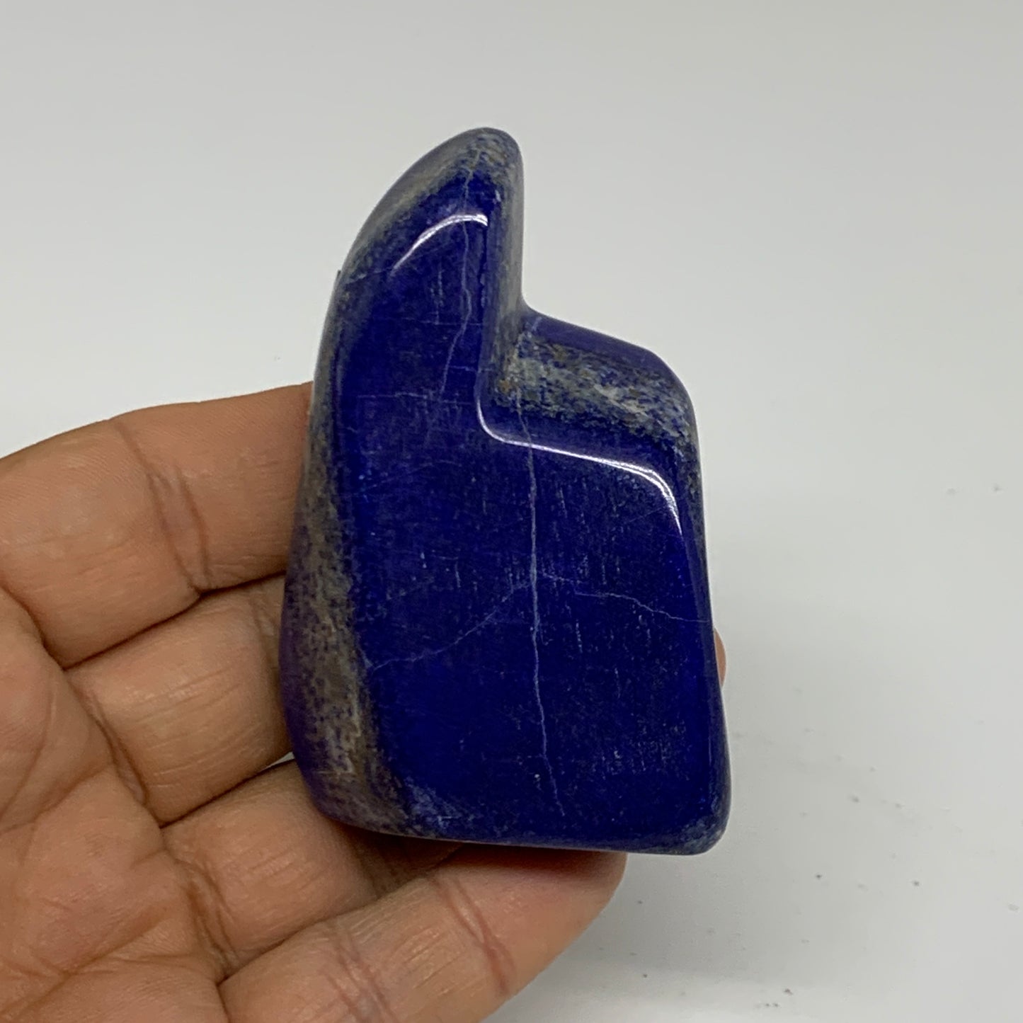 112.3g, 2.7"x1.7"x0.7", Natural Freeform Lapis Lazuli from Afghanistan, B32944