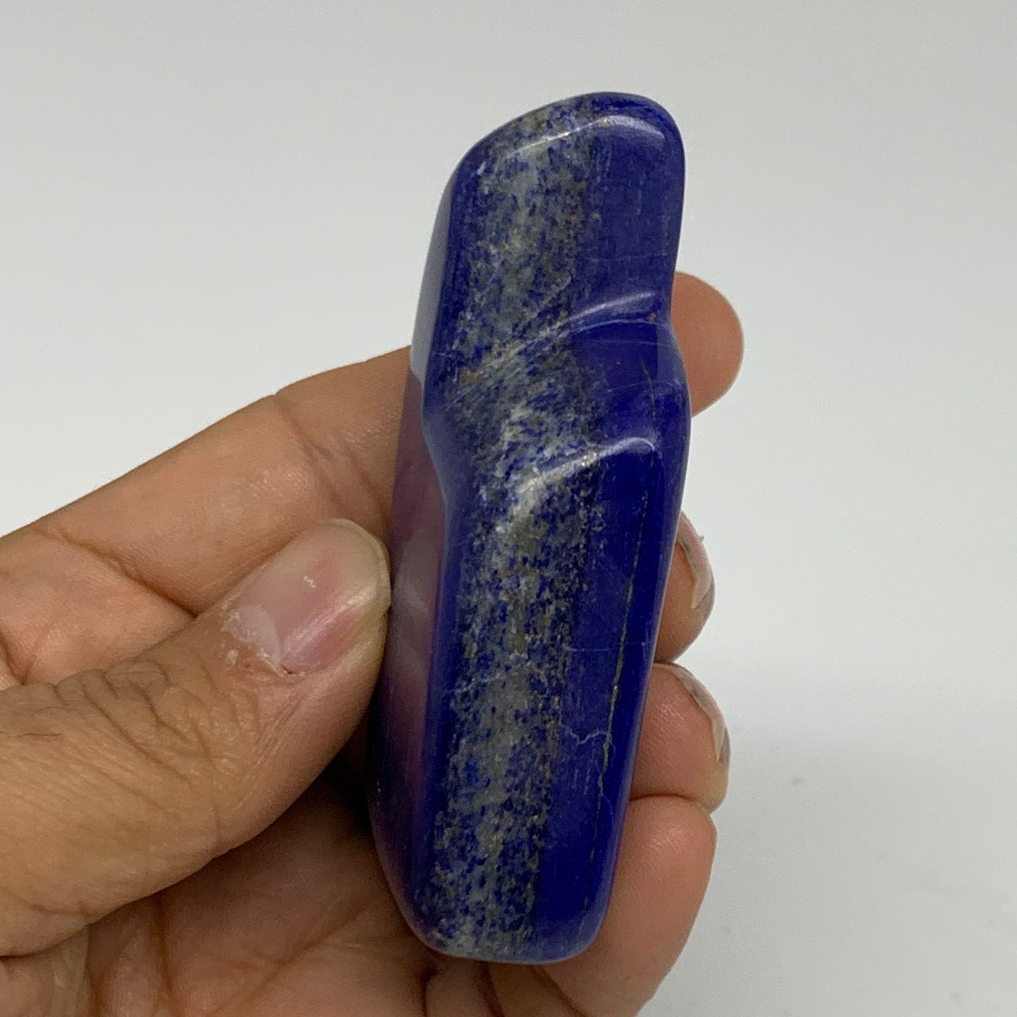 112.3g, 2.7"x1.7"x0.7", Natural Freeform Lapis Lazuli from Afghanistan, B32944