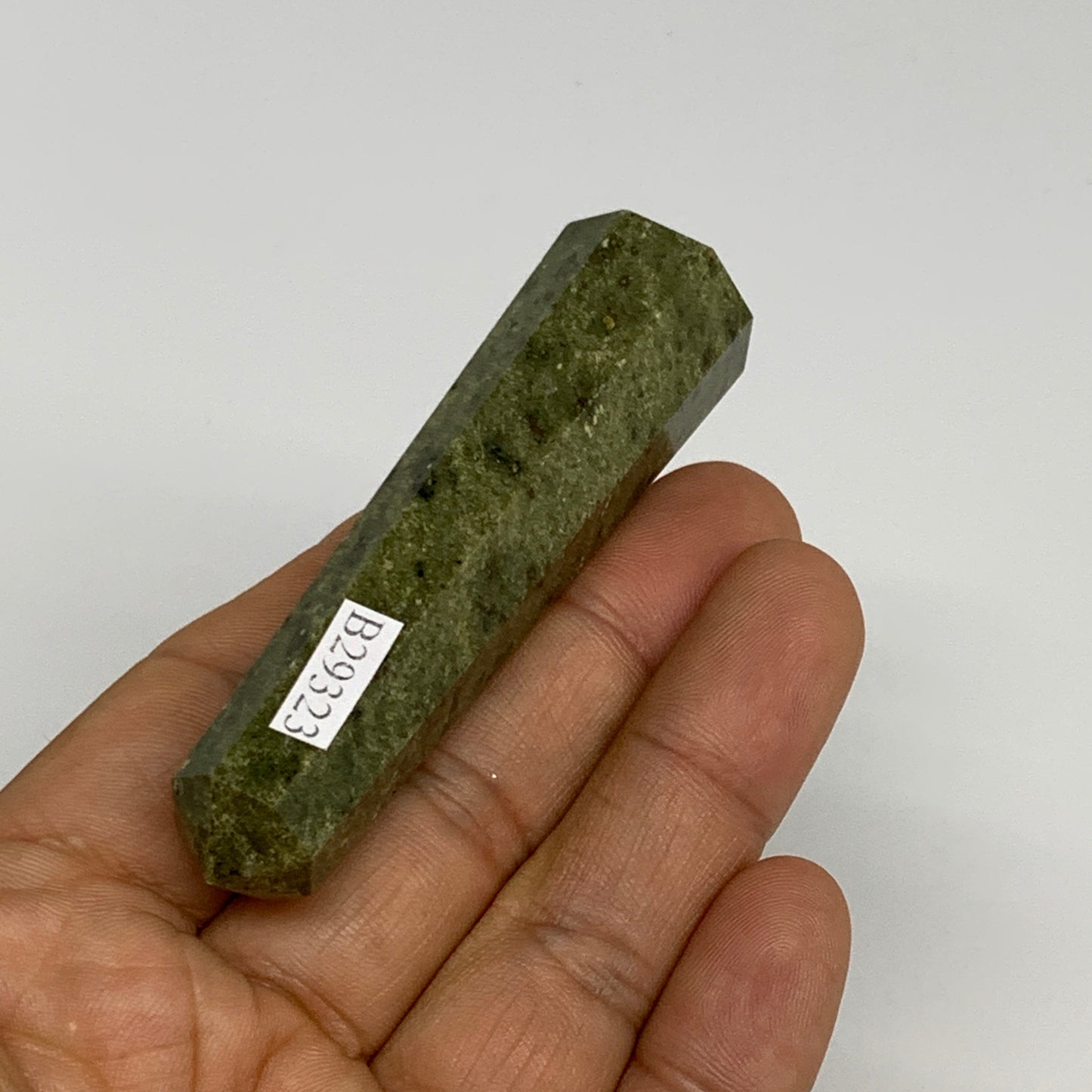 52.3g, 3"x0.8",  Natural Vasonite Tower Point Crystal from India, B29323