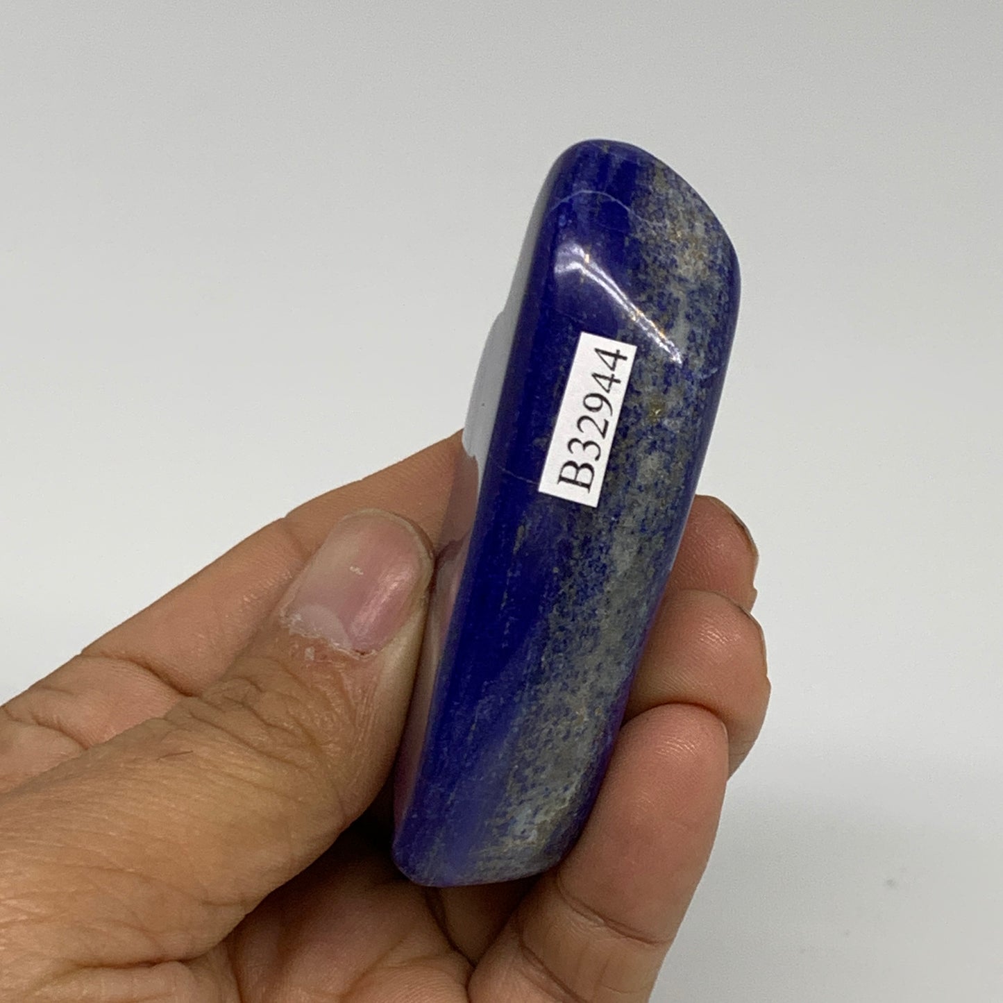 112.3g, 2.7"x1.7"x0.7", Natural Freeform Lapis Lazuli from Afghanistan, B32944