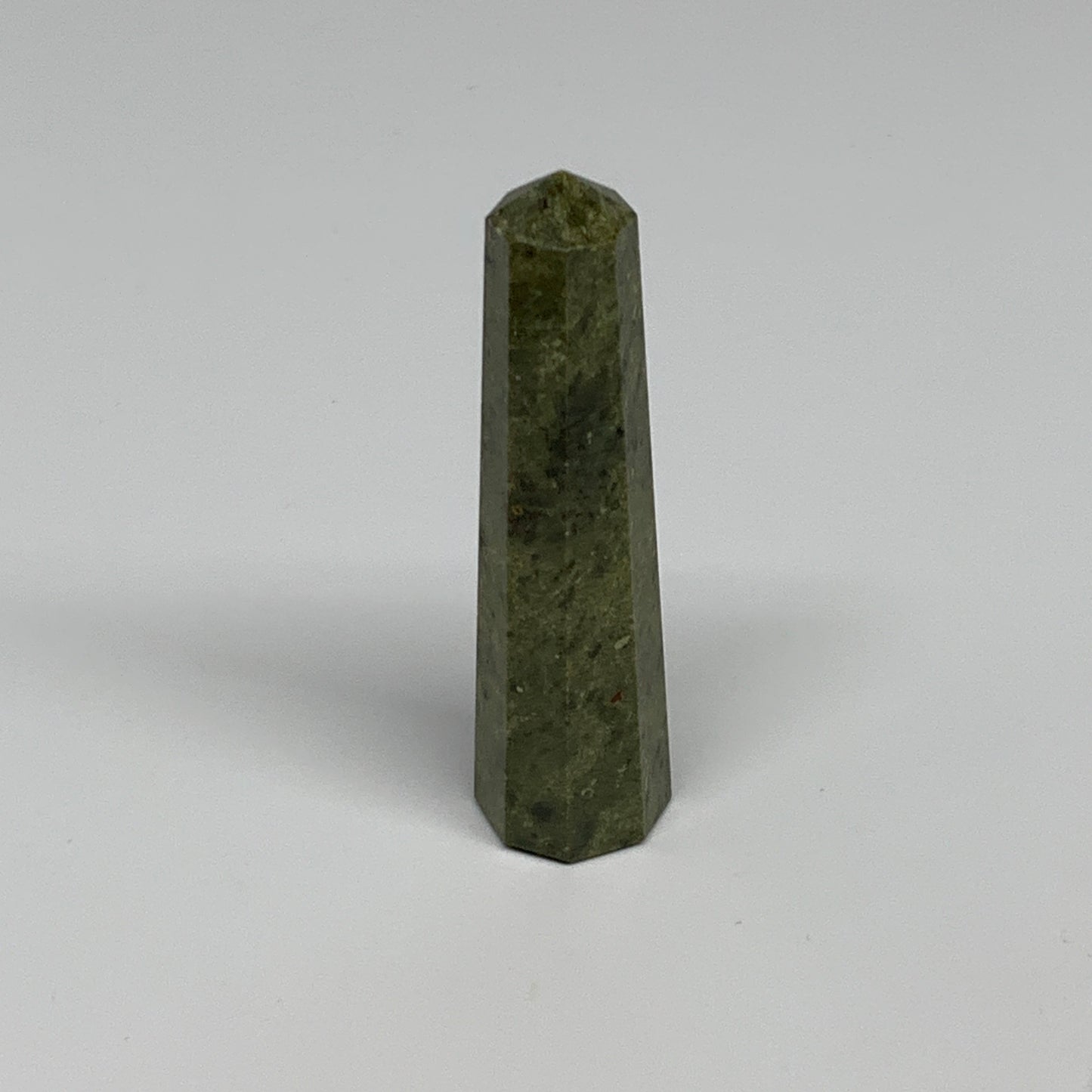 52.3g, 3"x0.8",  Natural Vasonite Tower Point Crystal from India, B29323