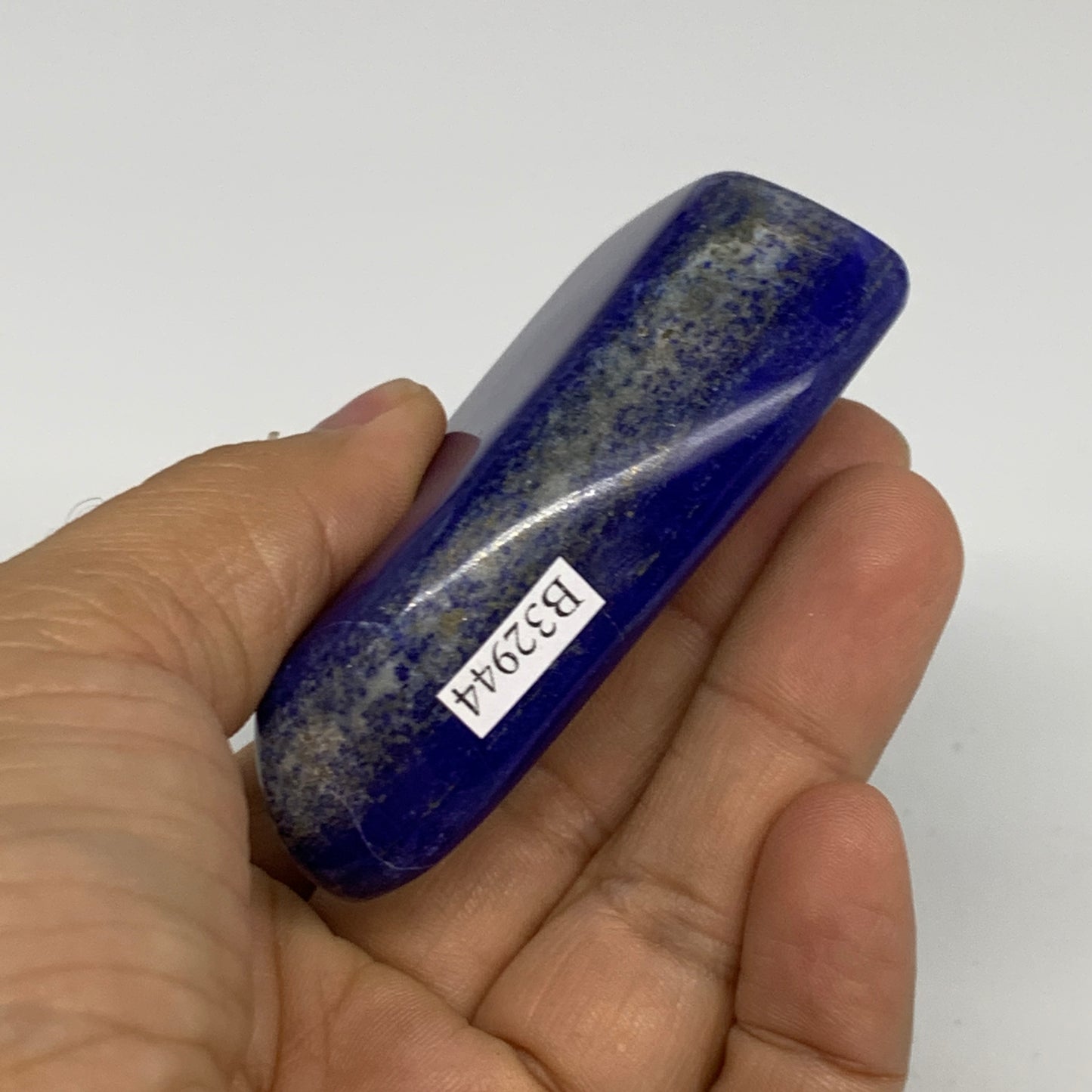 112.3g, 2.7"x1.7"x0.7", Natural Freeform Lapis Lazuli from Afghanistan, B32944