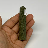 61.1g, 3.3"x0.7",  Natural Vasonite Tower Point Crystal from India, B29324