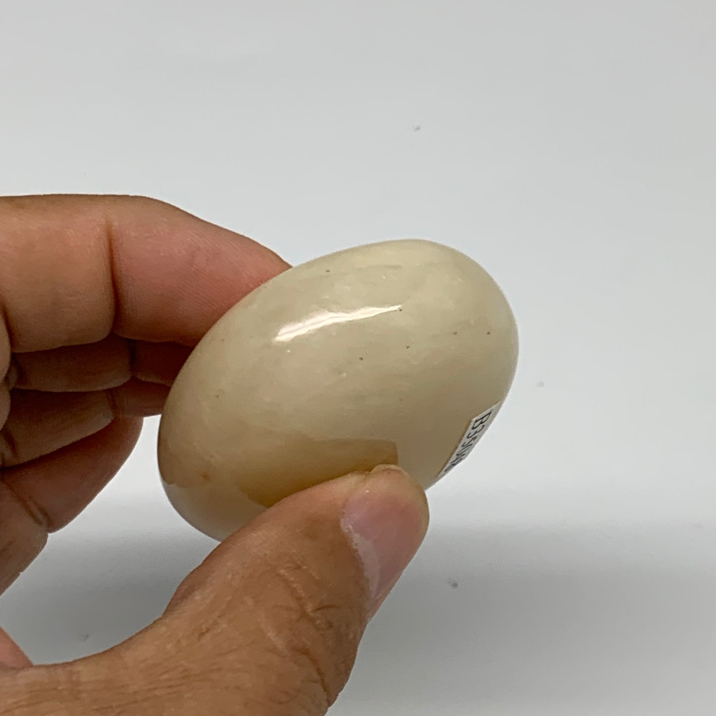 85.7g, 2.2"x1.7"x0.8", Yellow Aventurine Palm-Stone Crystal Stone, B35048