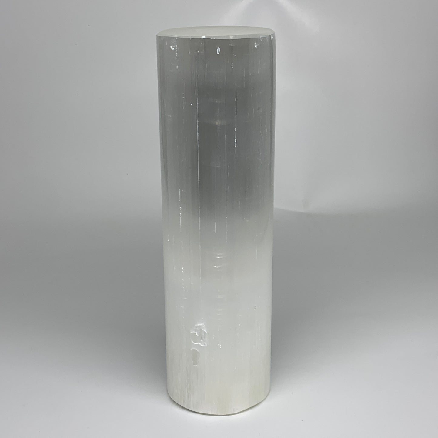 11.7"x3.5" Cylinder Selenite (Satin Spar) Lamp Tower W/Chord, B35749