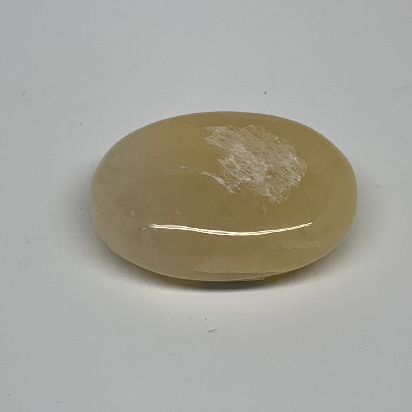 83.3g, 2.3"x1.7"x0.8", Yellow Aventurine Palm-Stone Crystal Stone, B35049