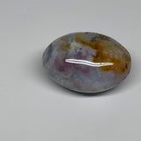 141.45g, 2.5"x1.9"x1.3" Natural Ocean Jasper Palm-Stone Orbicular Jasper, B30783