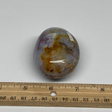141.45g, 2.5"x1.9"x1.3" Natural Ocean Jasper Palm-Stone Orbicular Jasper, B30783