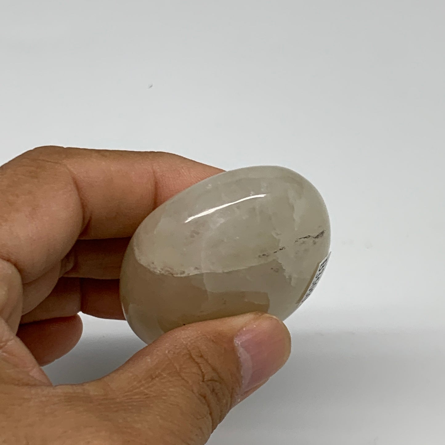 81.8g, 2.2"x1.7"x0.8", Yellow Aventurine Palm-Stone Crystal Stone, B35050