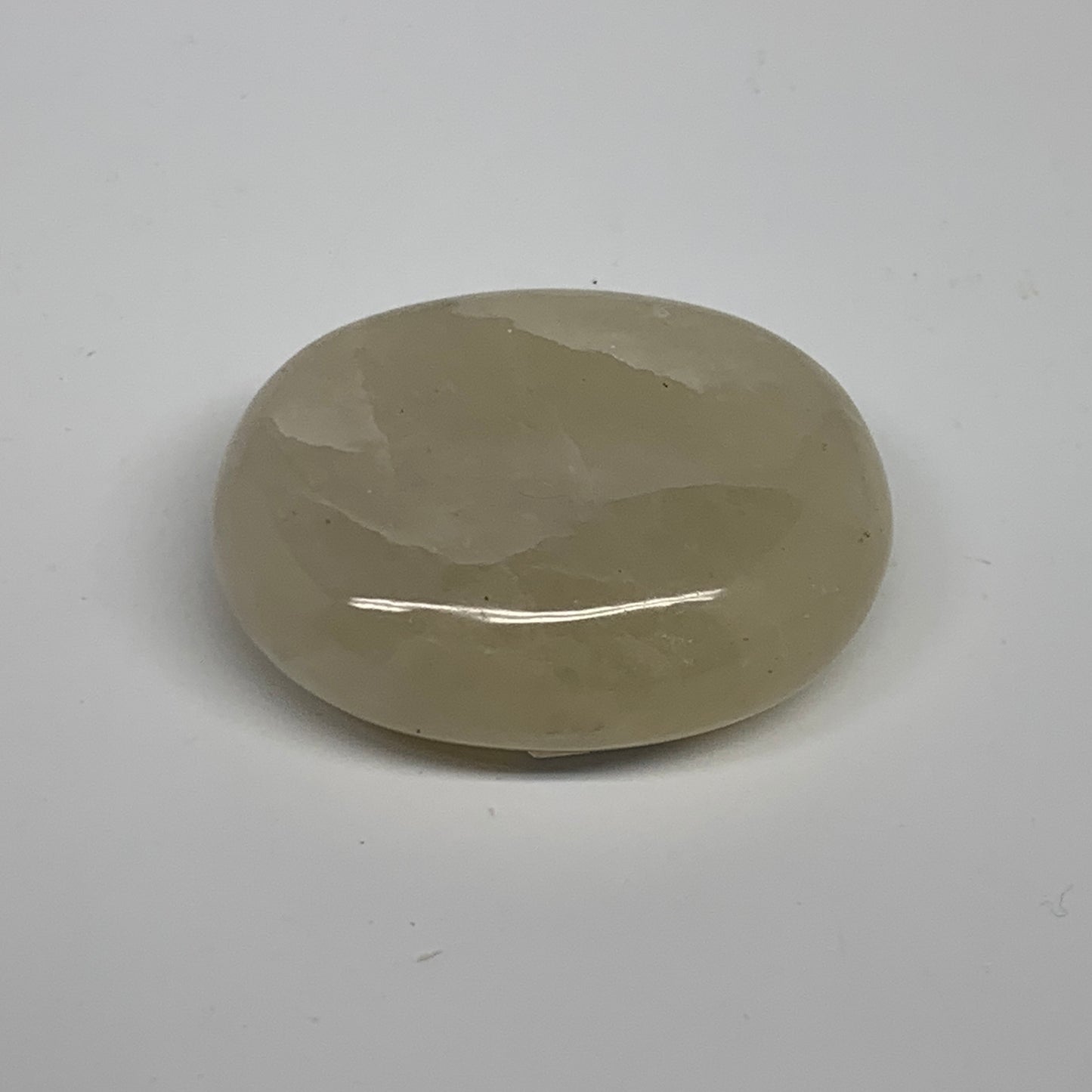 81.8g, 2.2"x1.7"x0.8", Yellow Aventurine Palm-Stone Crystal Stone, B35050